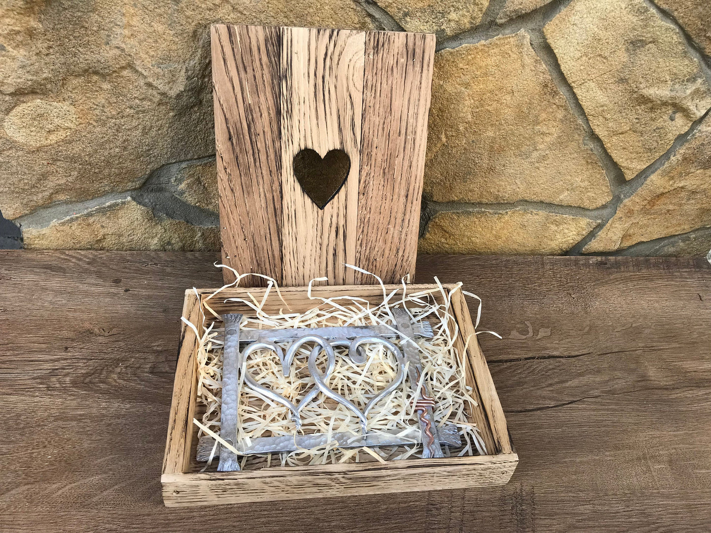Tin anniversary, 10th anniversary, 10 year anniversary, gift box, anniversary gift, 10th wedding anniversary, aluminium gift, tin gift
