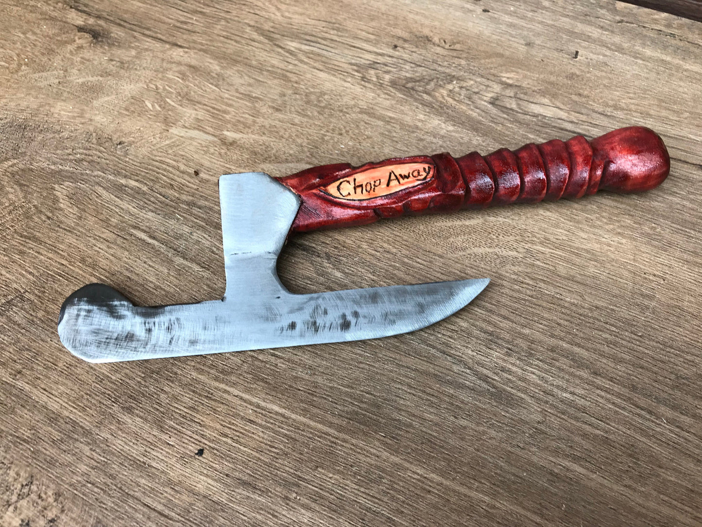 Viking axe, kitchen axe, kitchen hatchet, butchers axe, cutting board, medieval accessory, cookware, chef axe, chef gift, ancient accessory