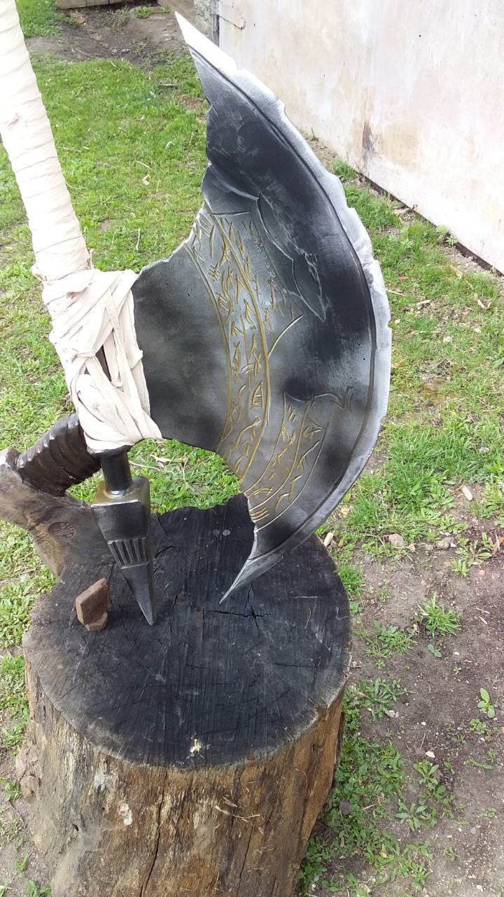 The Hunter's Axe, Bloodborne, prop, replica, Bloodborne cosplay, costume weapon, cosplay, cosplay armor, cosplay props, Kratos, God of War