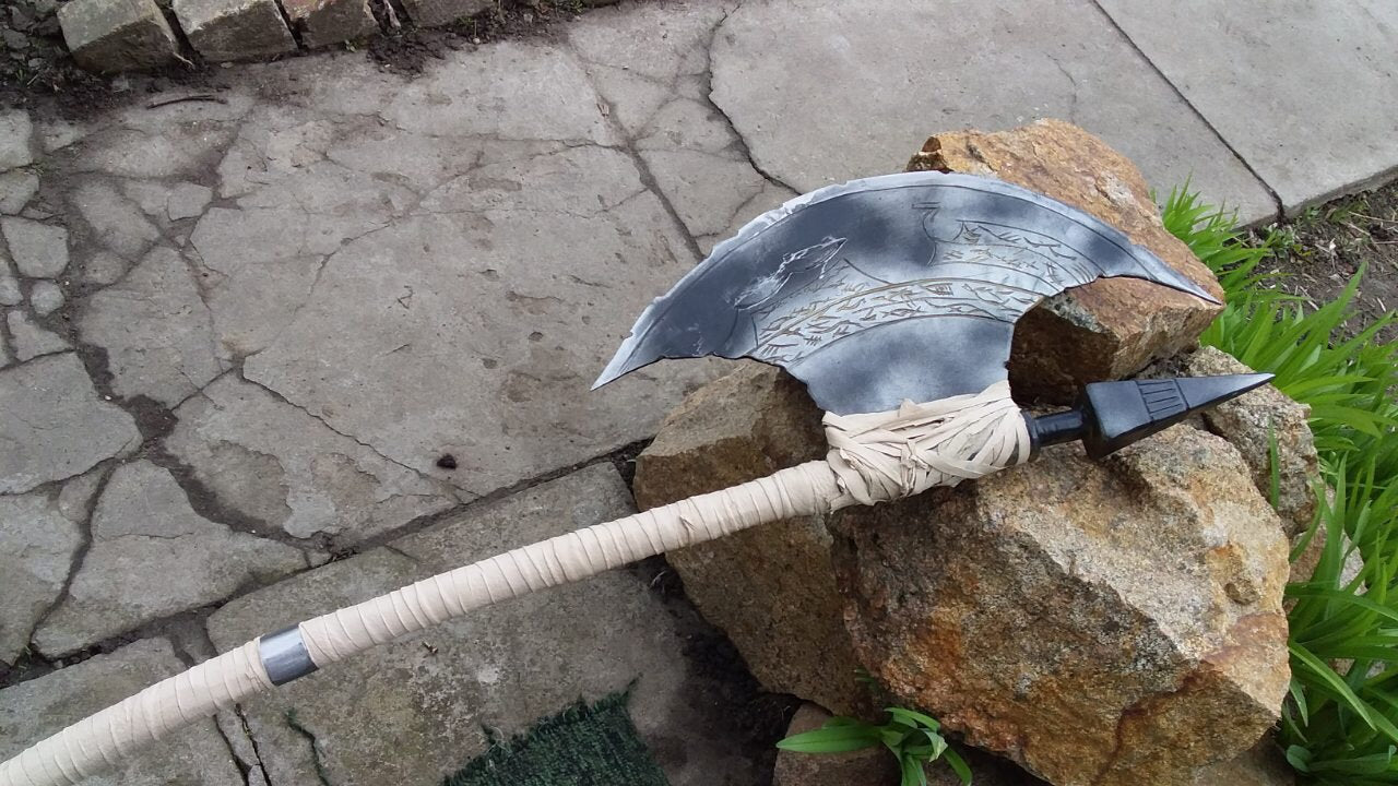 The Hunter's Axe, Bloodborne, prop, replica, Bloodborne cosplay, costume weapon, cosplay, cosplay armor, cosplay props, Kratos, God of War