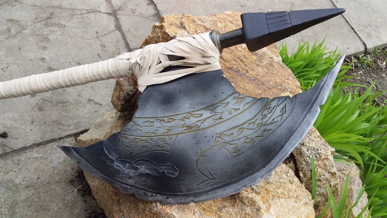 The Hunter's Axe, Bloodborne, prop, replica, Bloodborne cosplay, costume weapon, cosplay, cosplay armor, cosplay props, Kratos, God of War