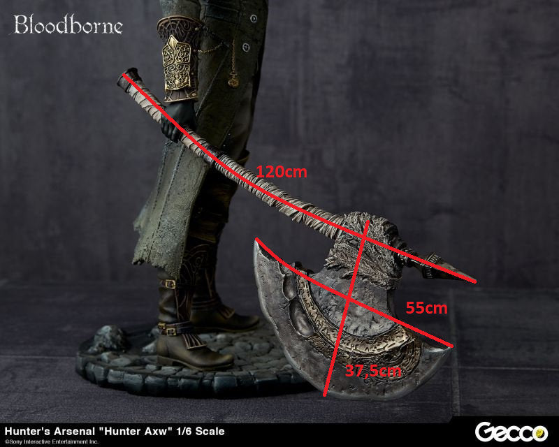 The Hunter's Axe, Bloodborne, prop, replica, Bloodborne cosplay, costume weapon, cosplay, cosplay armor, cosplay props, Kratos, God of War