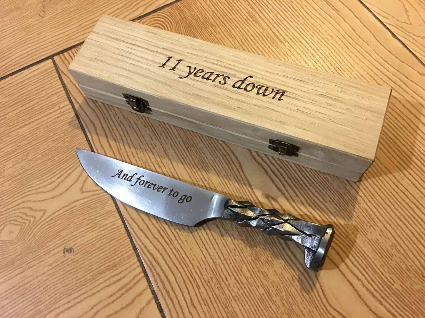 Steel gifts for him -11th anniversary, steel gifts, steel anniversary gifts, railroad spike knife, steel art,steel anniversary gifts for men