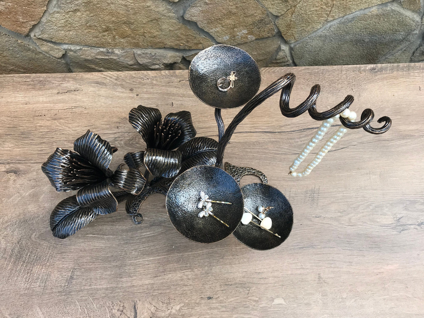 Jewelry organizer, jewelry stand, jewelry dish, jewelry holder, jewelry box, jewelry storage, bridesmaid gift, wedding gift, jewelry bowl
