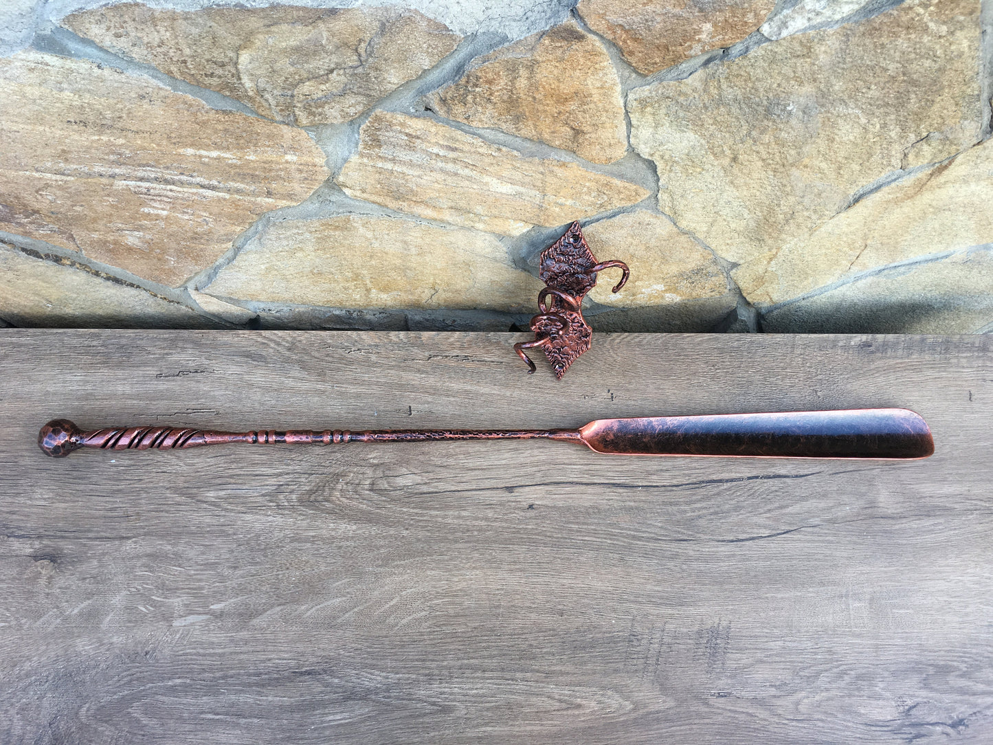 Hand forged shoehorn, anniversary gift for her, shoe horn, metal shoe horn, shoehorn, metal shoehorn, shoe accessories, shoe stuff, insoles
