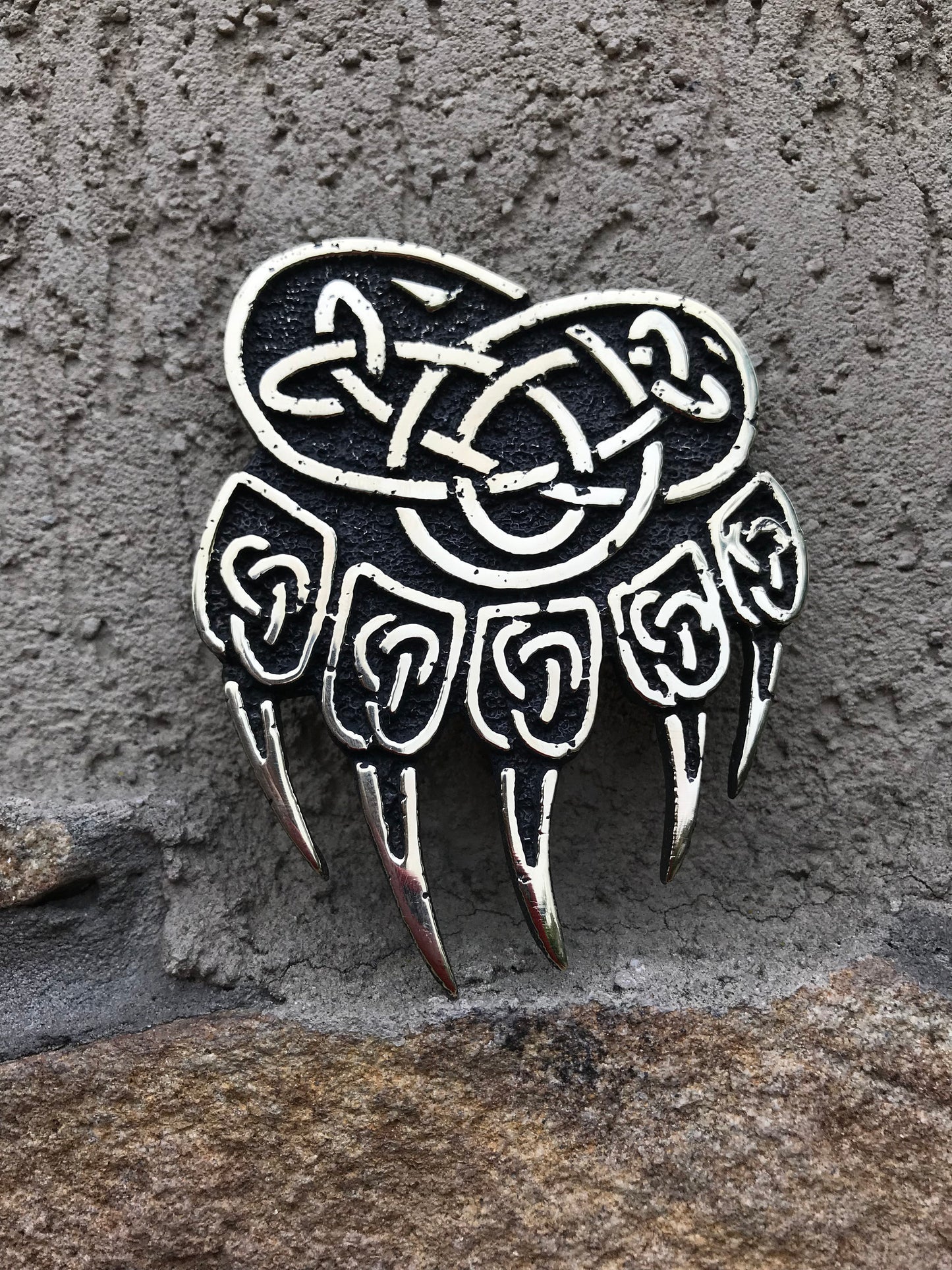 Buckle, Celtic belt buckle, engraved buckle, Celtic buckle, Celtic knot, bear, paw, mens buckle, belt buckle, leather belt, Scottish, LARP