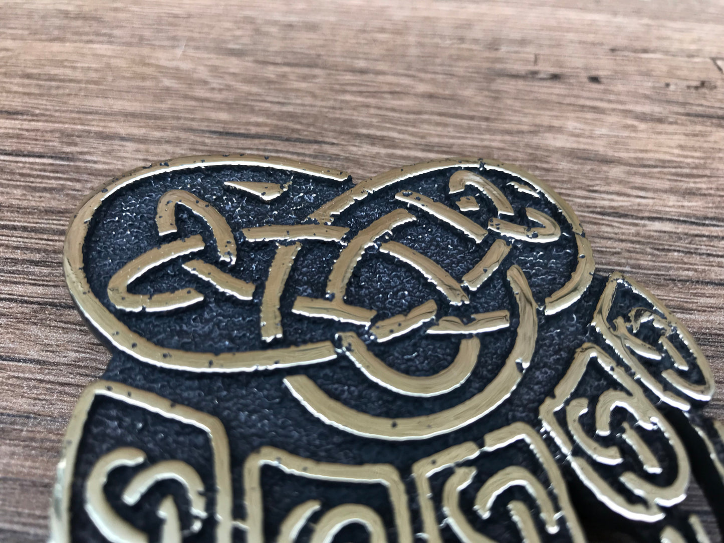 Buckle, Celtic belt buckle, engraved buckle, Celtic buckle, Celtic knot, bear, paw, mens buckle, belt buckle, leather belt, Scottish, LARP