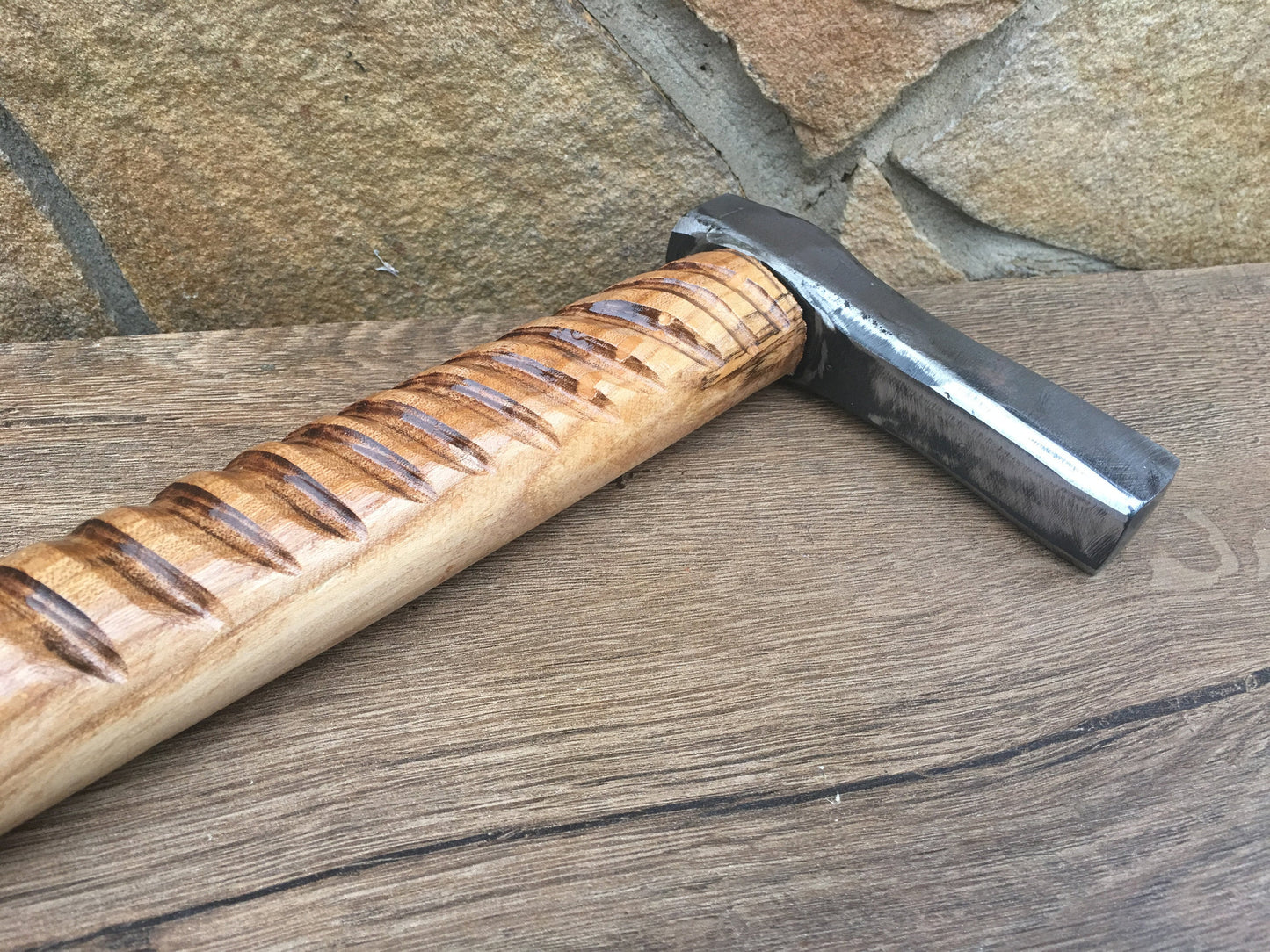 Walking cane, walking stick, walking stick cane, cane, hammer, wood carving, hammer head, art cane, fashion cane, iron gift for men, stick