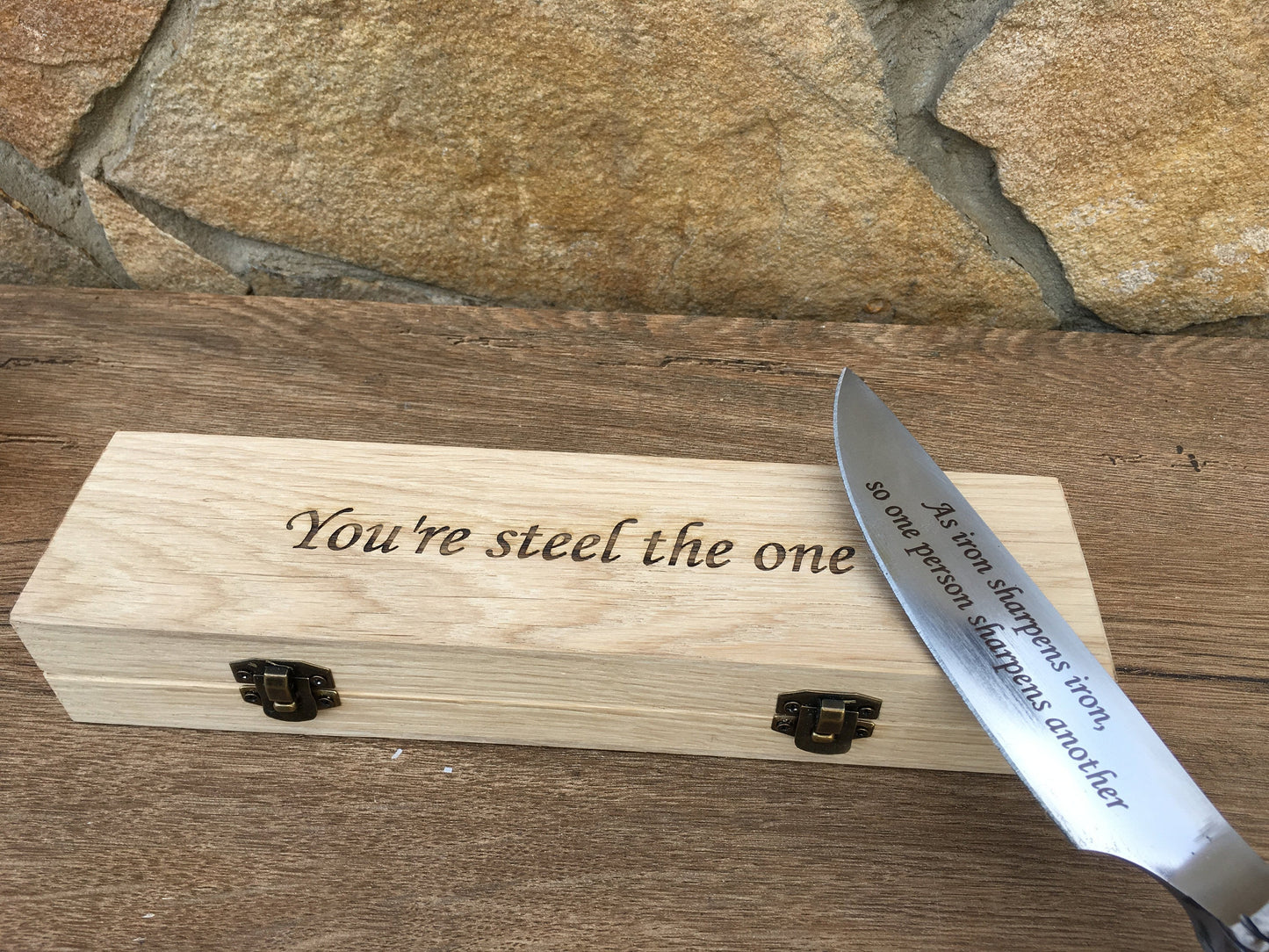 11th anniversary, steel anniversary, steel gift for him, engraved steel gift, railroad spike knife, eleventh anniversary,steel gifts for men