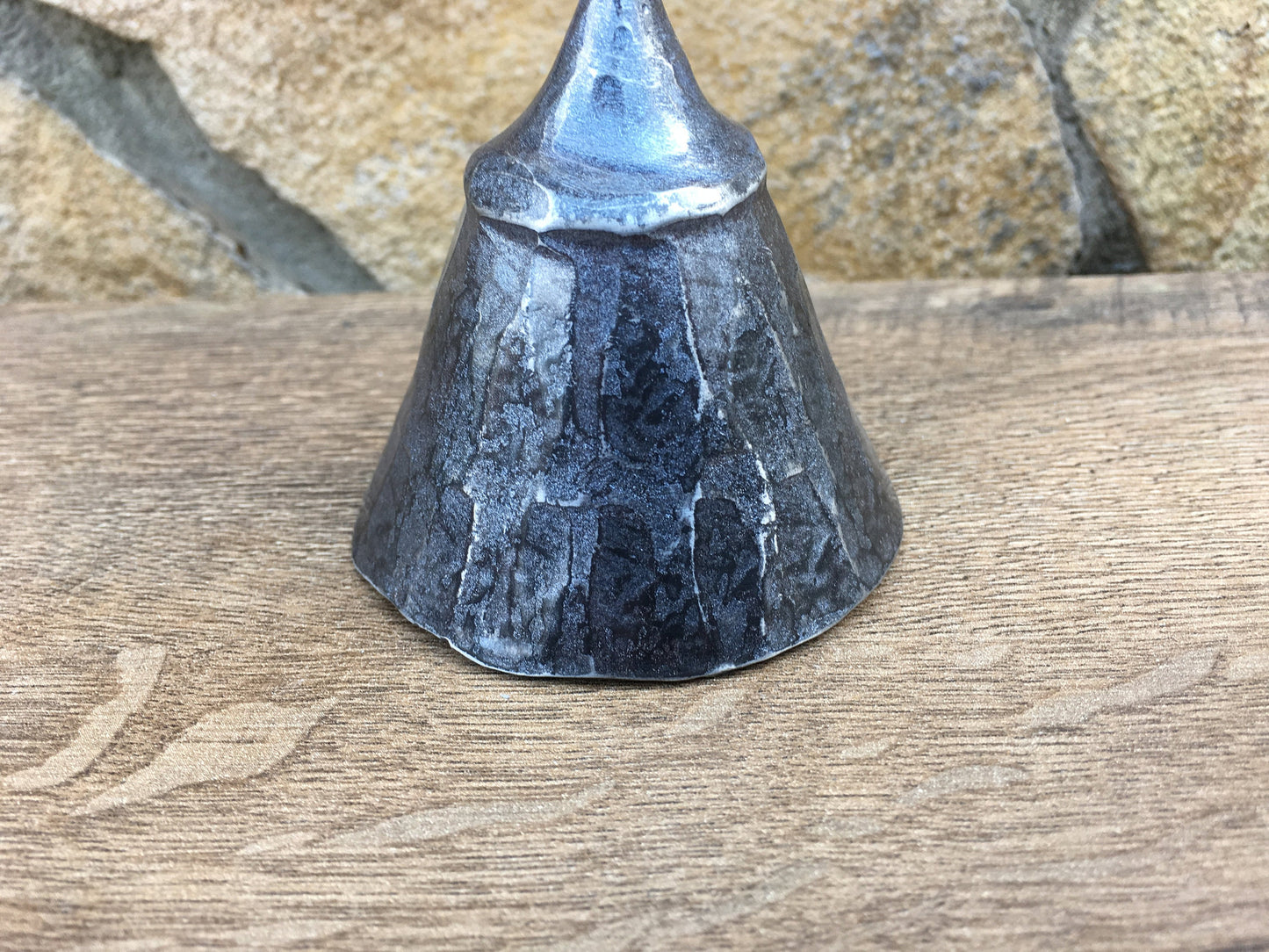 Hand forged bell, wrought iron bell, handmade bell, metal art, metal sculpture, metal gift, Christmas gift, birthday gift, Mother's day gift