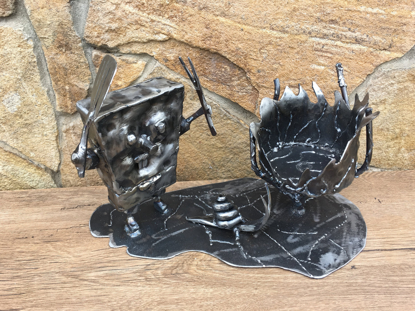 Ashtray, ash tray, hand forged ashtray, metal ashtray, pipe smoking, cigar ashtray, cigarette accessory, indoor ashtray,