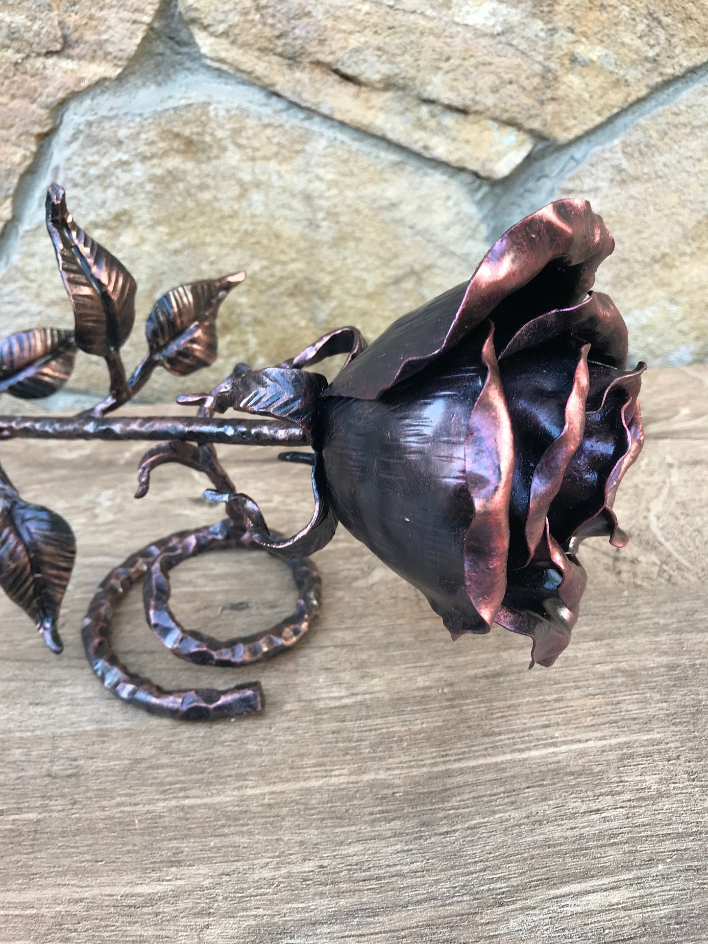 6th anniversary, 6 year anniversary, sixth anniversary, iron anniversary, wedding anniversary, bridesmaid gift, metal rose, iron rose, rose