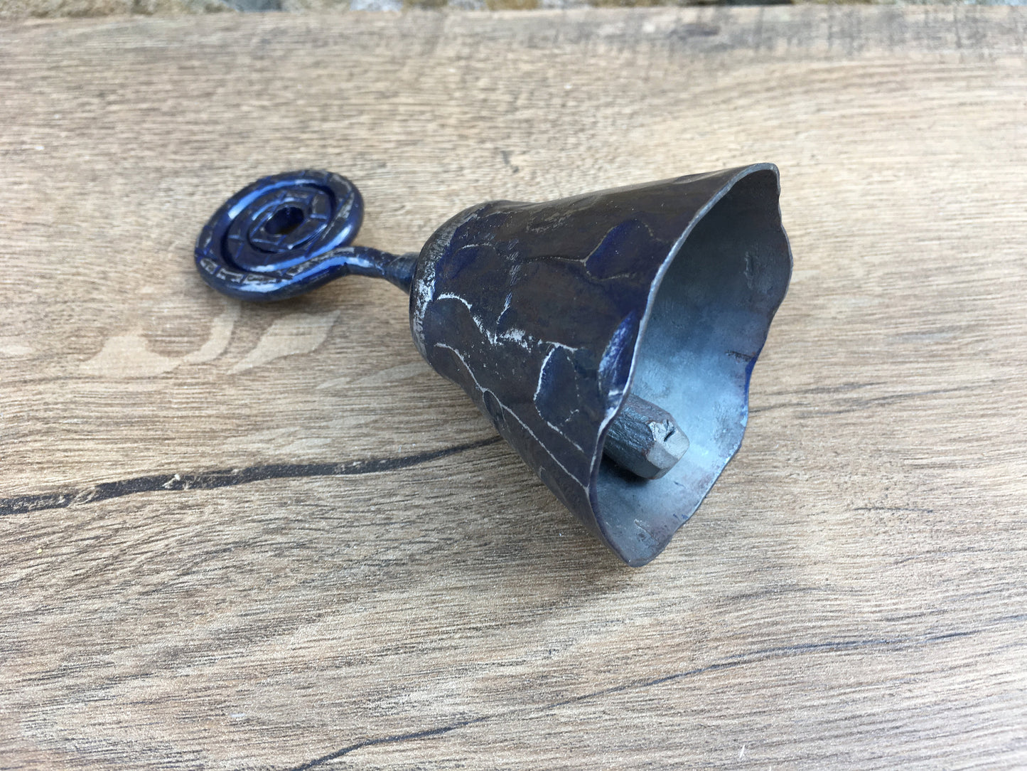 Birthday bell, wind chimes, gift beloved women, vintage bell, best mother gift, sympathy gift mother, steel jingle, iron bell, handmade bell