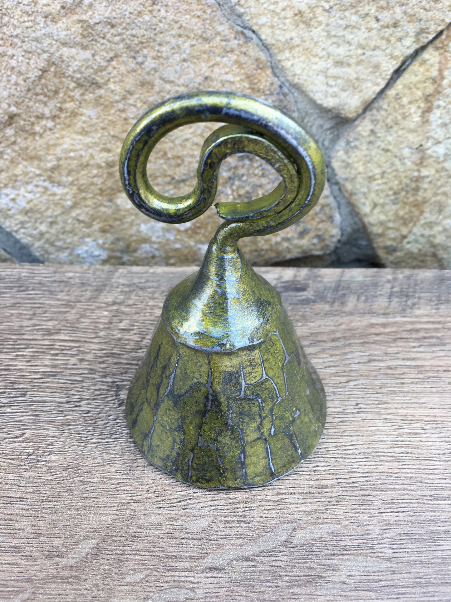 Iron bell, jingle bells, gift for parents, bells charms, bell ringer charms, wedding gift, bell ringer, metal art work, iron decor,windchime