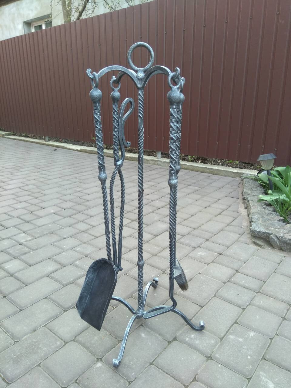 Fireplace accessories, fire poker, hearthstone, fireplace tools, fireplace decor, fireplace, fireside, fire place, hearth, BBQ, iron gift
