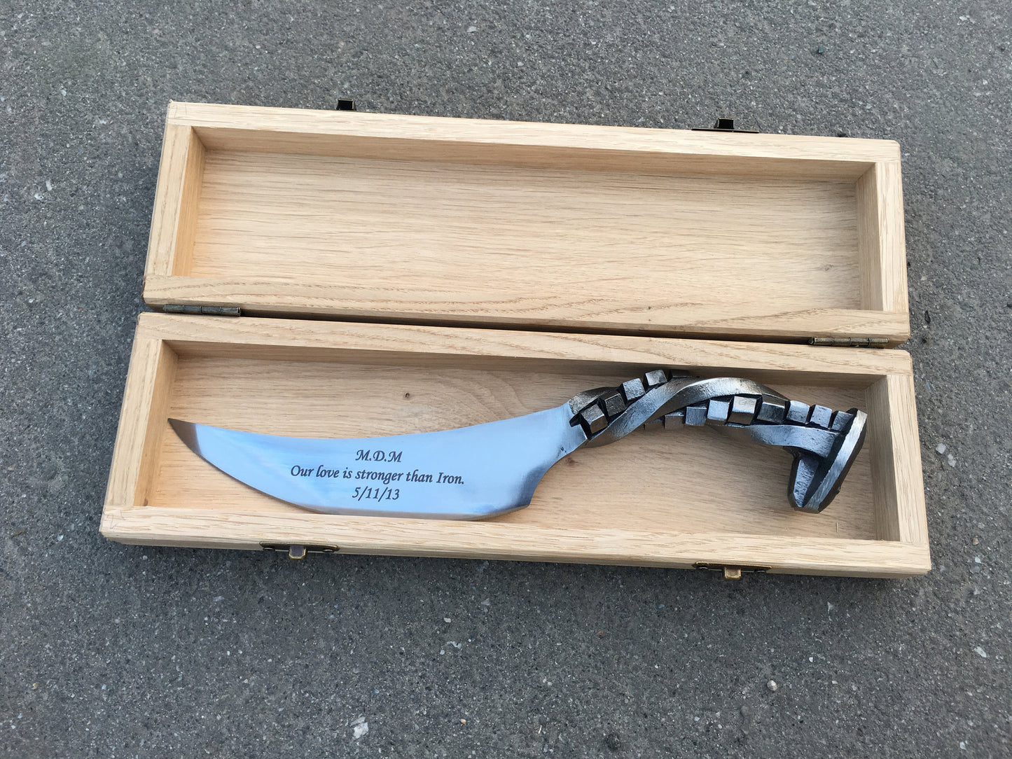 6 year anniversary, railroad spike knife, 6th anniversary, 6th anniversary gift for him, iron gift for him, iron anniversary gift for him