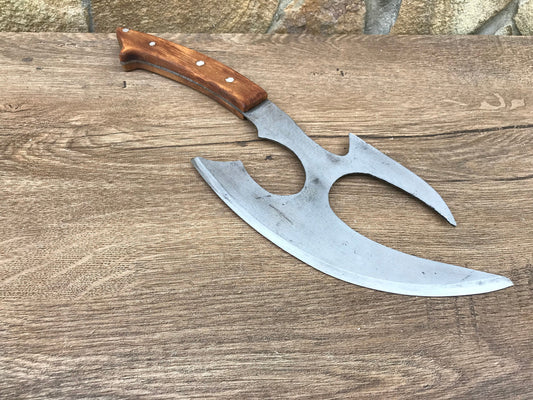 Kitchen knife, kitchen axe, viking knife, viking axe, axe, kitchen hatchet, knife, iron gifts, manly gift,mens gift,culinary knife,BBQ knife