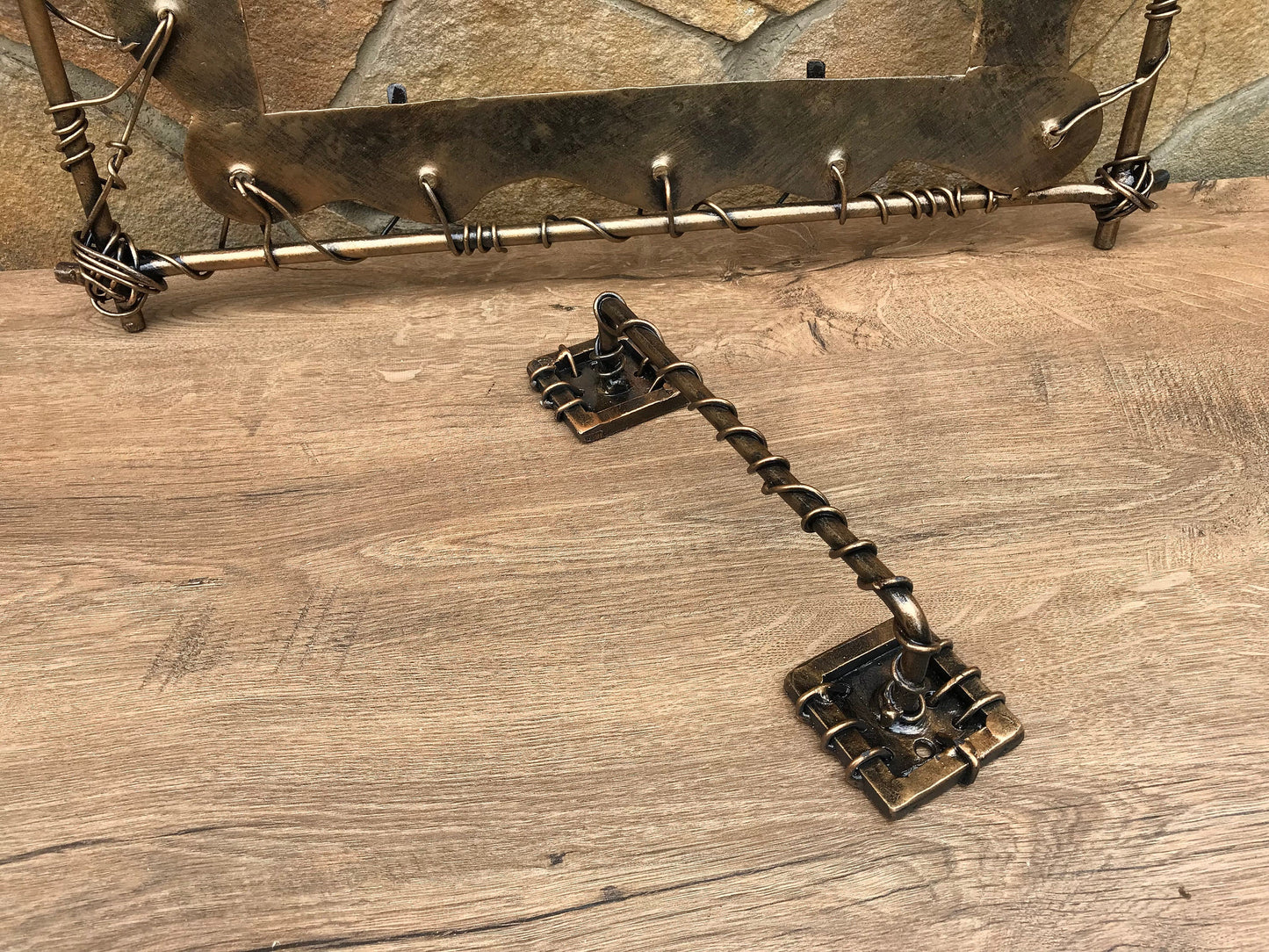 Mirror frame, hand forged mirror frame, hallway mirror, bathroom decor, iron anniversary gift, frame for mirror, painting frame, iron gift