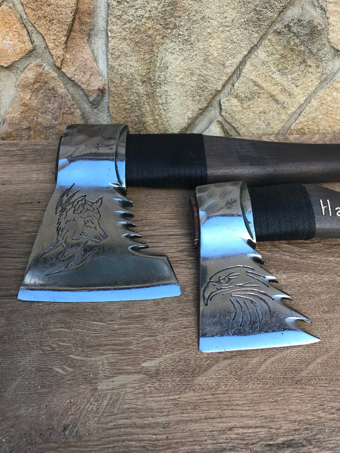 Axe, his birthday gift, 6th anniversary, gift for dad, 11th anniversary, gift for men, Christmas gift,viking axe,Fathers day gift,wolf,eagle