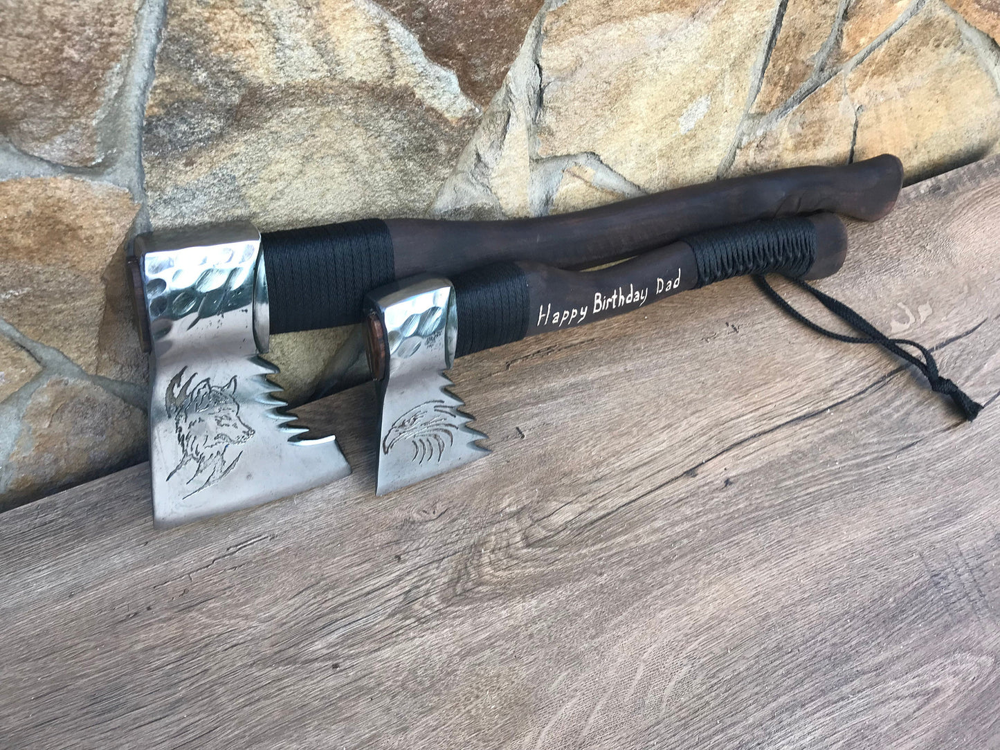 Axe, his birthday gift, 6th anniversary, gift for dad, 11th anniversary, gift for men, Christmas gift,viking axe,Fathers day gift,wolf,eagle