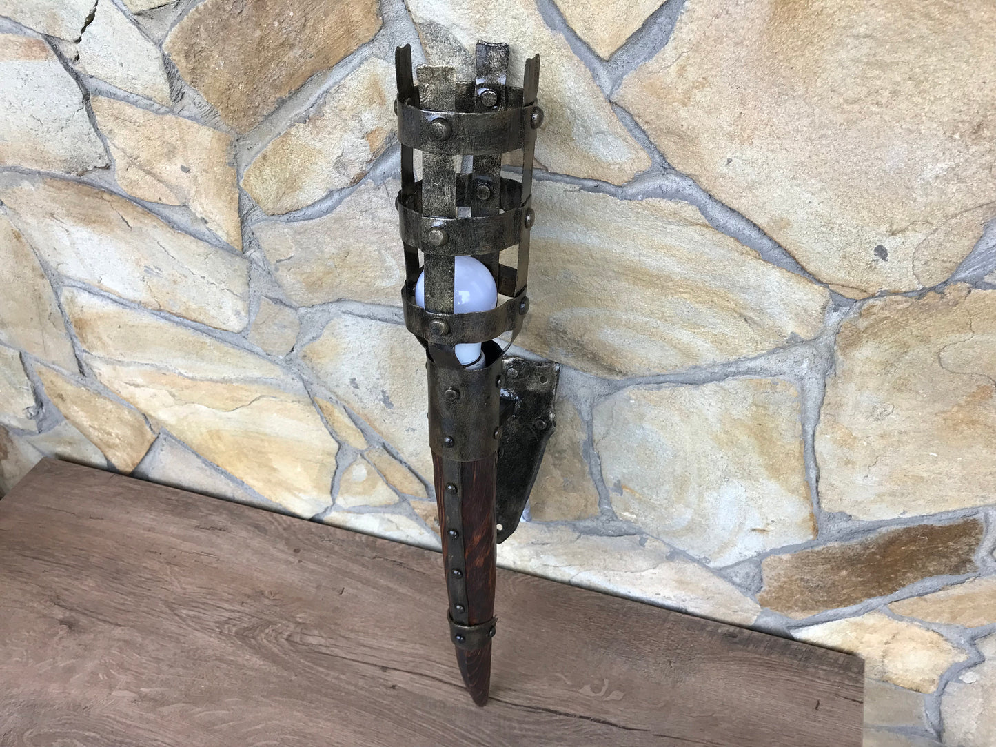 Viking lamp, Viking lantern, medieval lantern, torch lantern, hand forged lantern,viking camp kit, Norse lantern, SCA camplight, SCA lantern