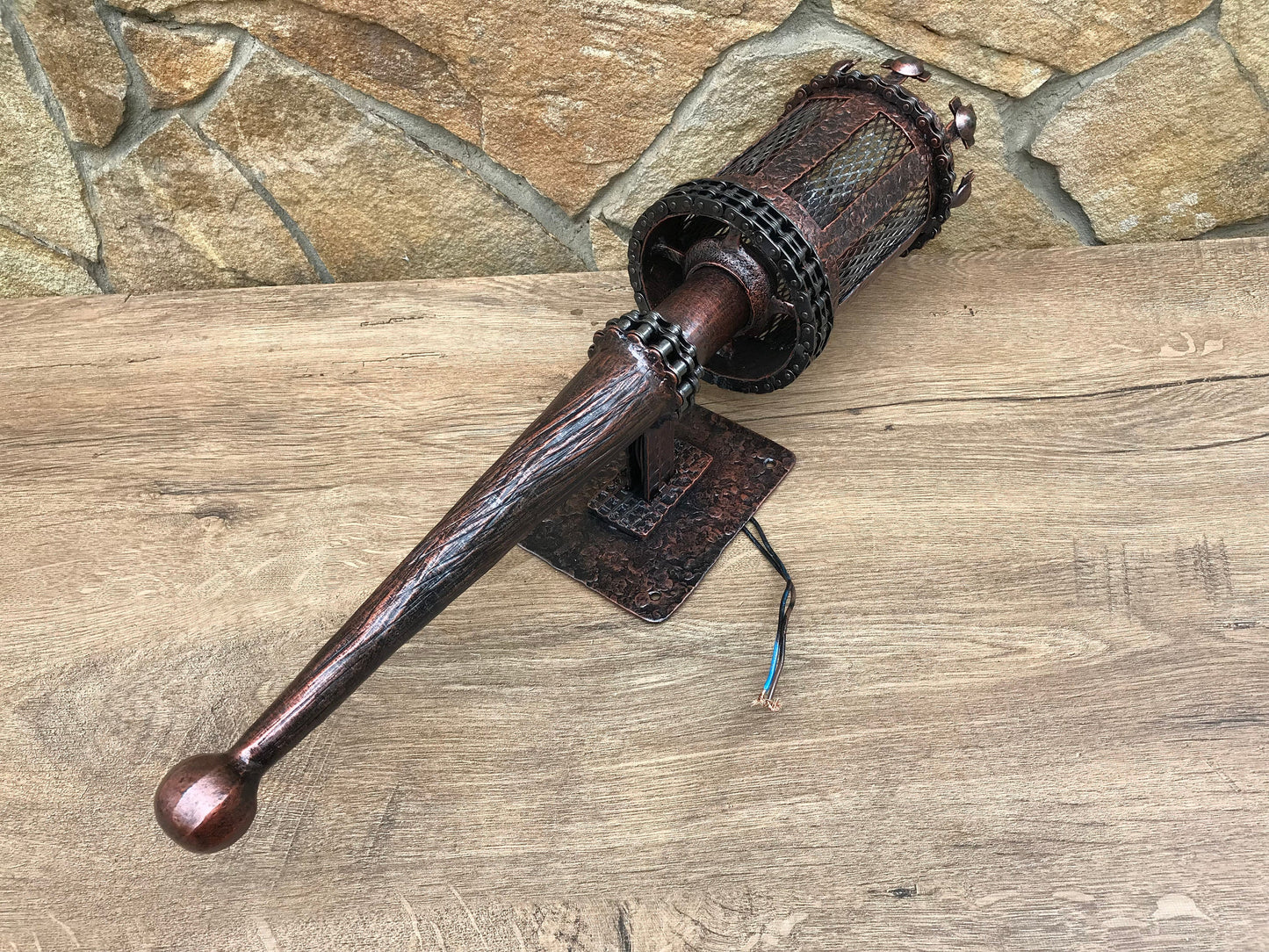 Steampunk sconce, wall sconce, industrial sconce, industrial sconce light, recycled light fixture, steampunk lamp, steampunk light, cross