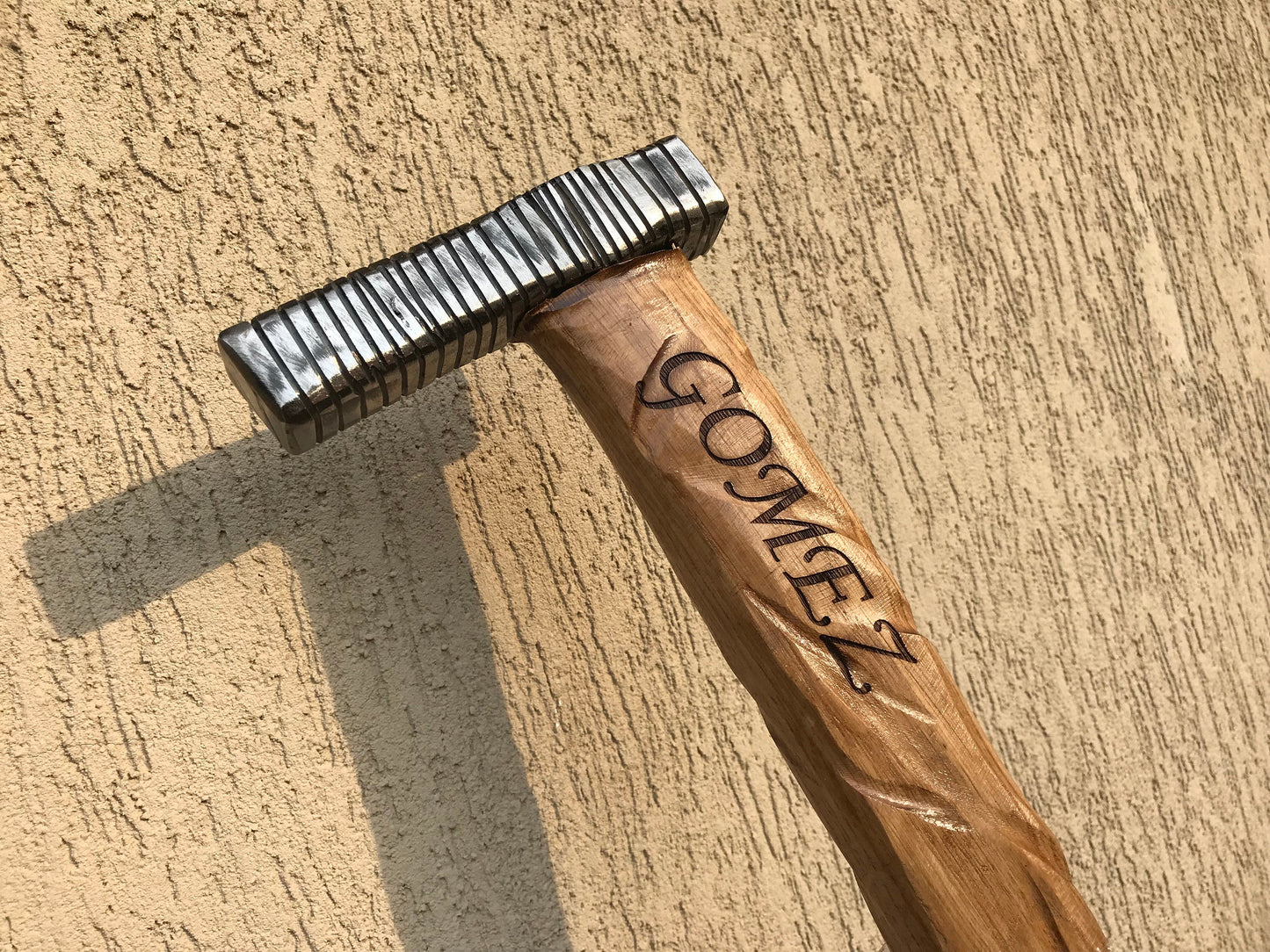 Hammerhead cane, walking cane, walking stick cane hammer, walking stick, walking stick cane, cane, hammer, walking staff, mens cane,engraved