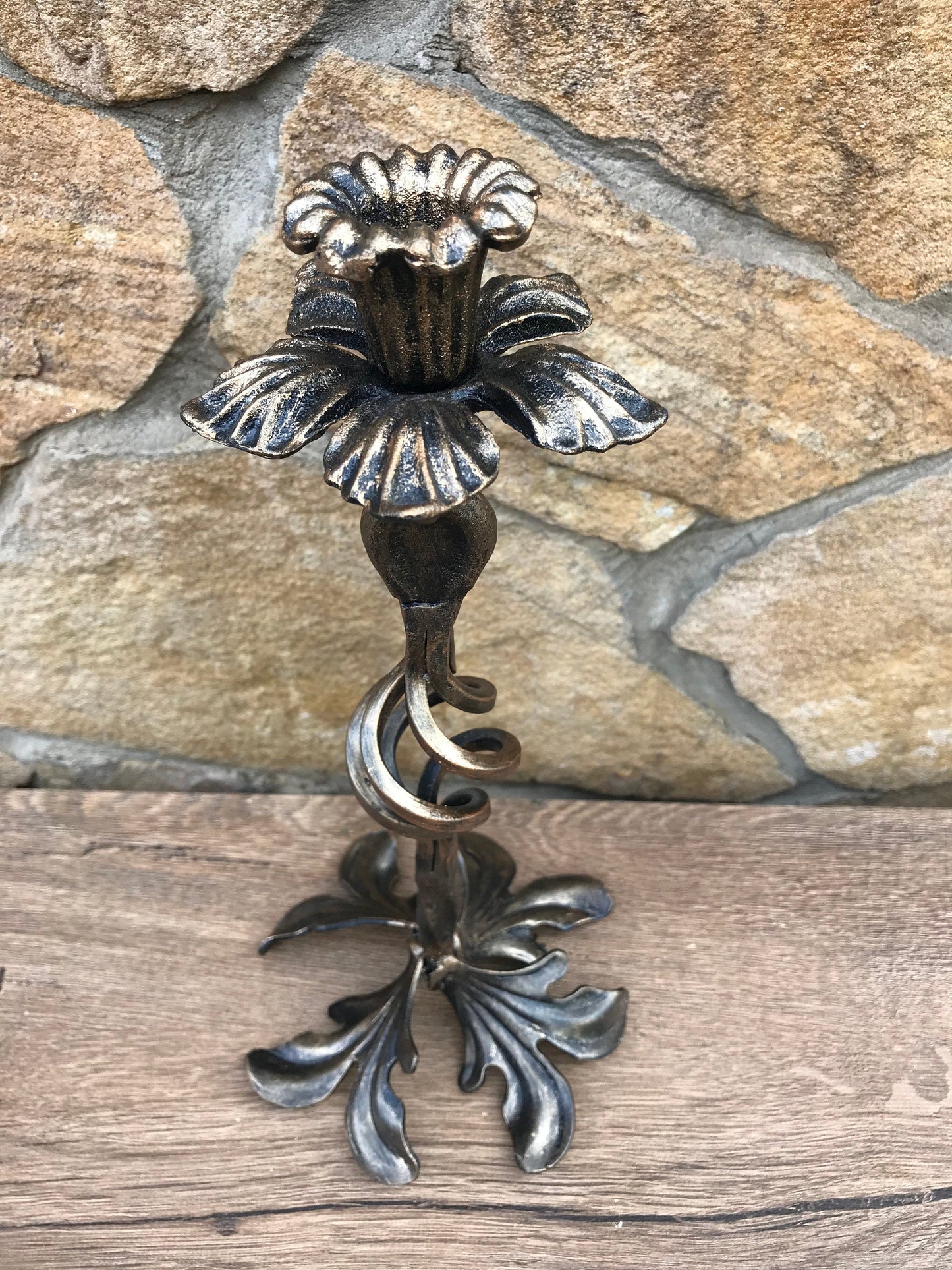 Iron gift, iron candle holder, candle holder, candle stick holder, mothers day gift, her birthday gift, her best gift, romantic gift for her