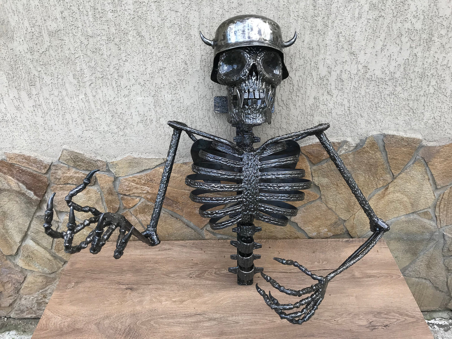 Horror light, wall sconce, sconce, lantern, skeleton, skull art, wall lantern, weapon, horror, Halloween decor, horror skull, dark decor