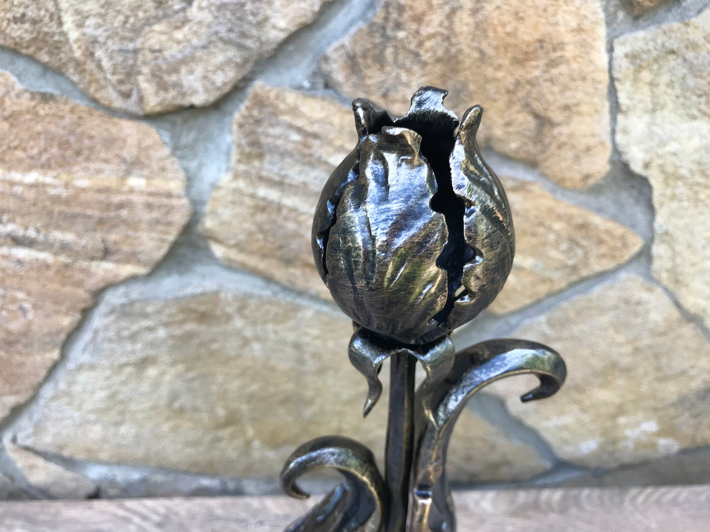 Metal candle holder,11 year anniversary,iron gift for her,steel anniversary gift for her,candlestick holder,wedding anniversary gift for her