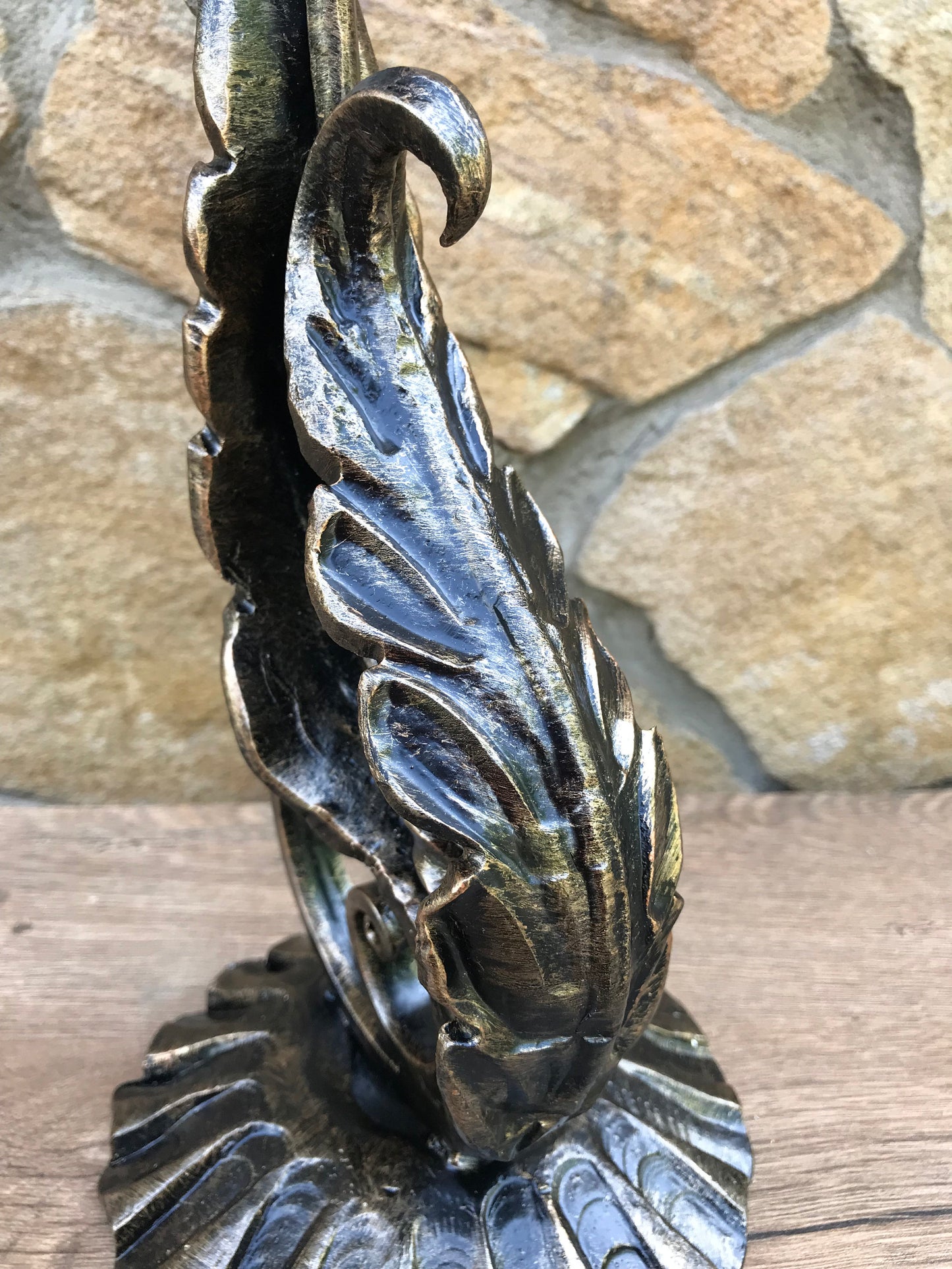 Metal candle holder,11 year anniversary,iron gift for her,steel anniversary gift for her,candlestick holder,wedding anniversary gift for her