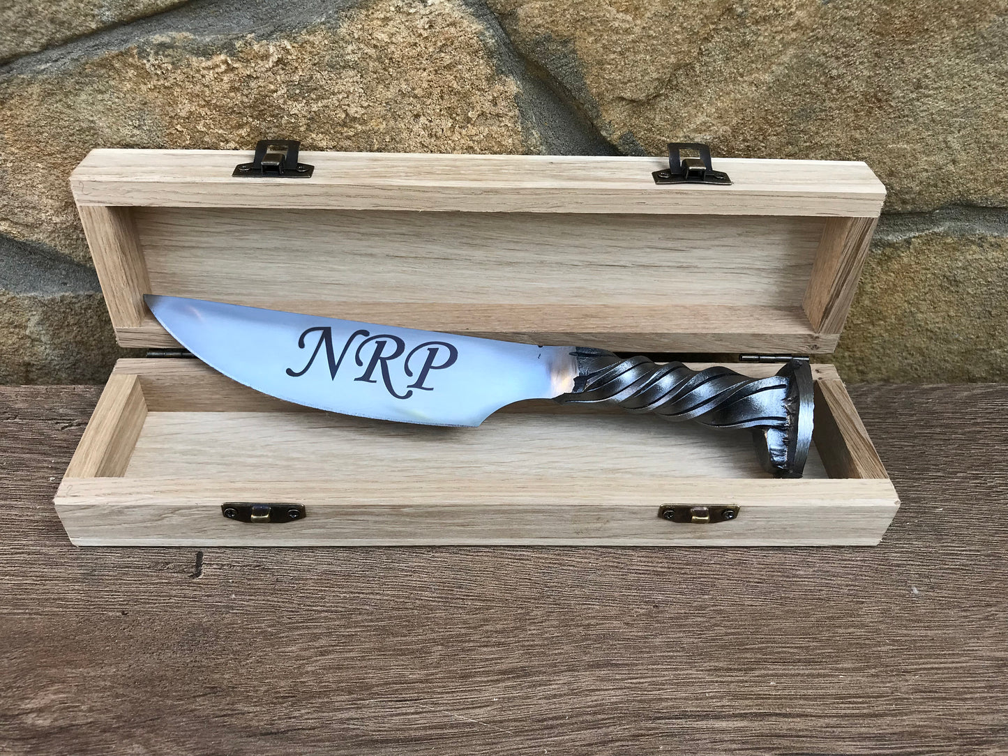 11th anniversary, railroad spike knife, iron anniversary, 11 year anniversary, forged in fire, dagger, present for him,railroad spike dagger