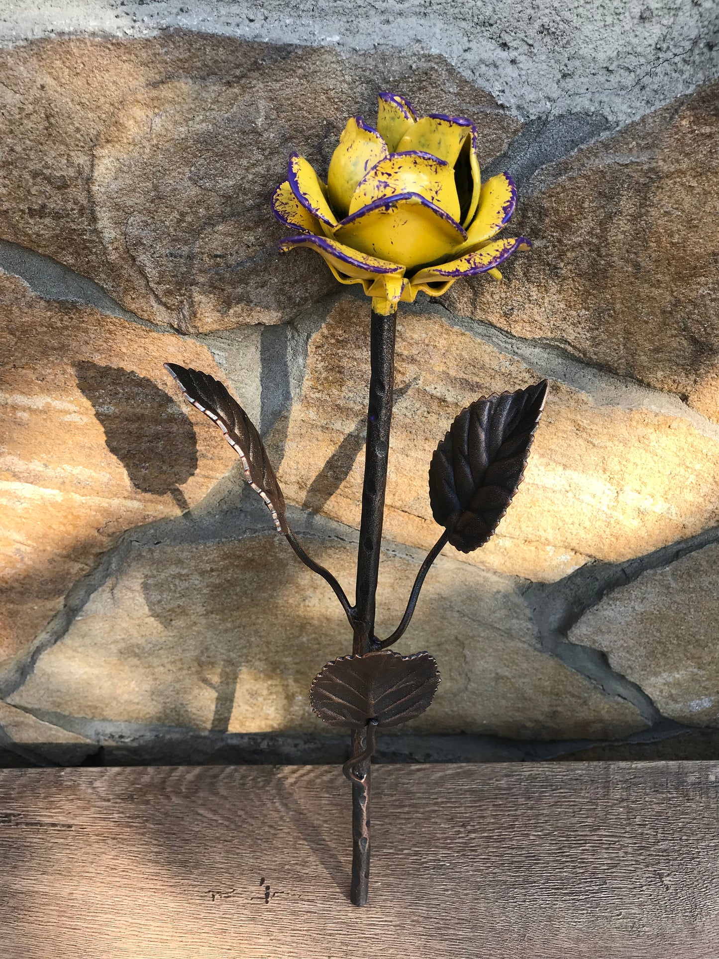 Iron rose, 6th anniversary gift, iron anniversary, hand forged rose, metal sculpture, metal rose, metal roses,forged rose, iron gift for her