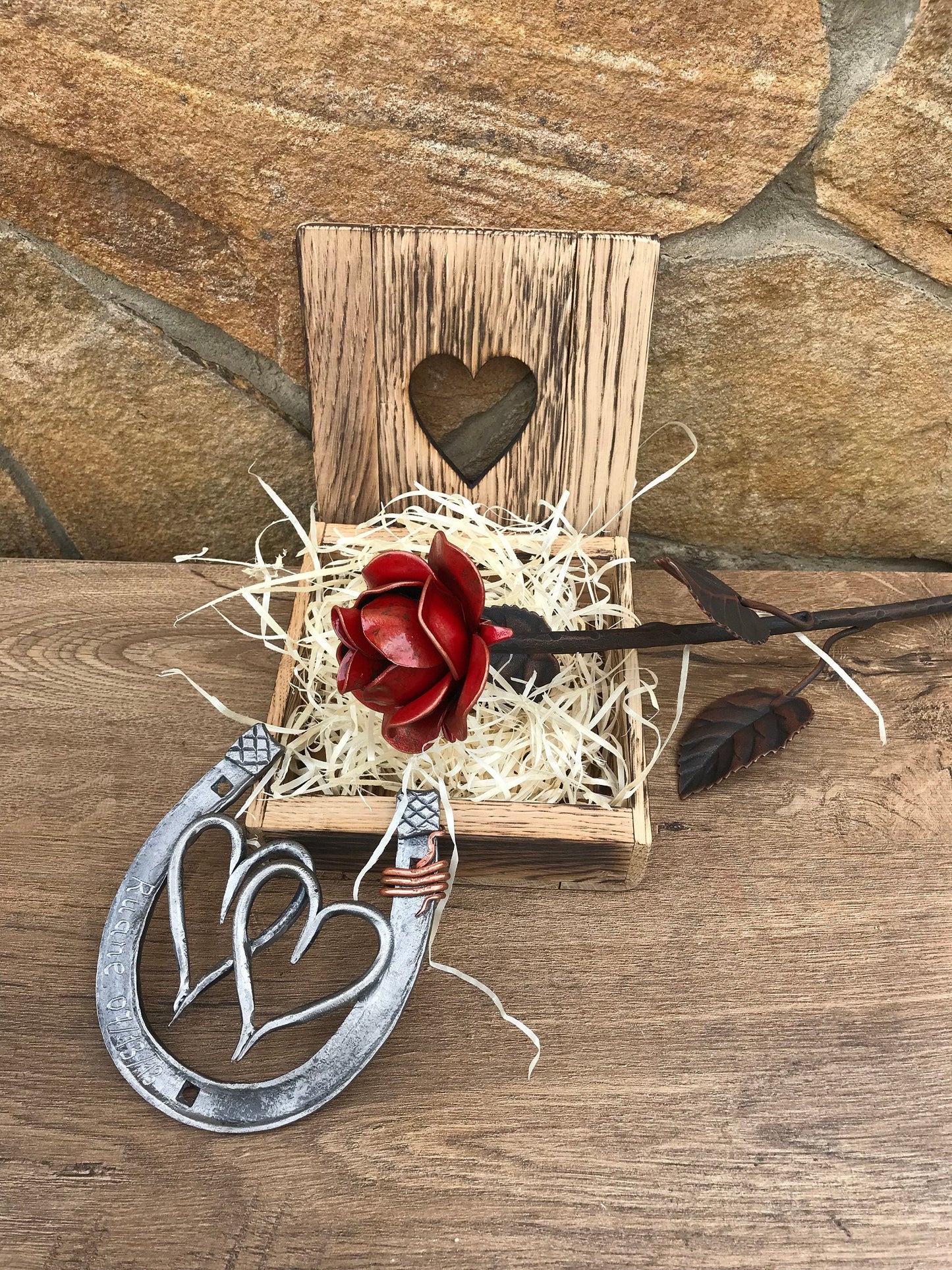Iron gift for her, iron anniversary, 6th anniversary gift, iron gift, 6th anniversary gift for her,iron rose,iron horseshoe,anniversary gift