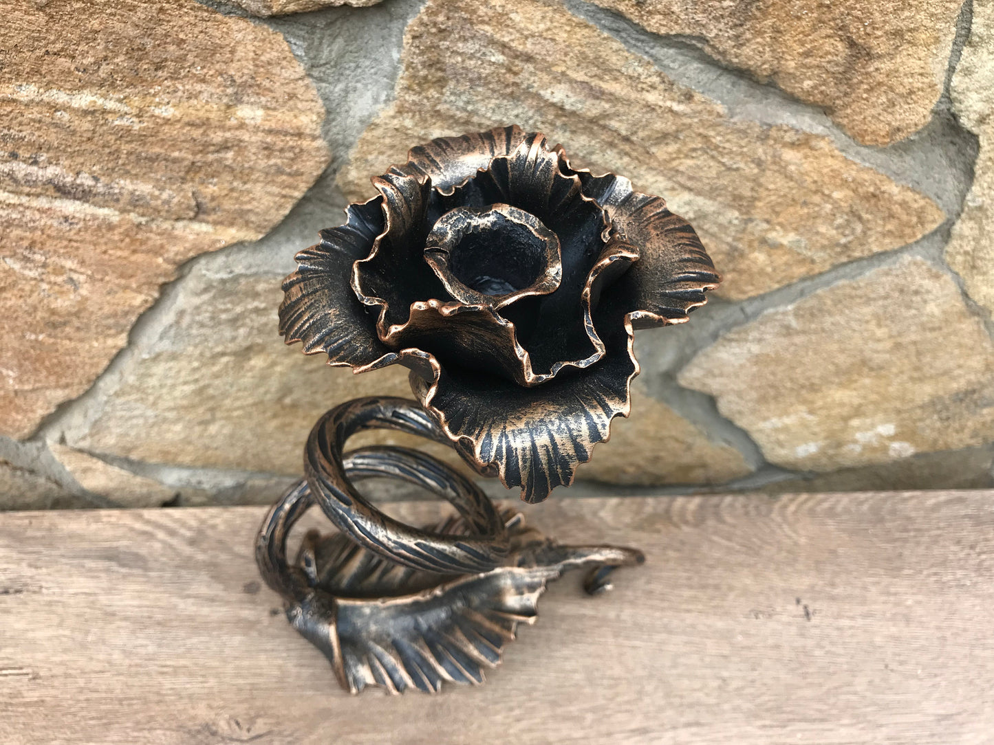 Candle holder, 6th anniversary, Christmas gift, birthday gift, candle stick holder,hand forged candle holder,candlestick holder,candle stand