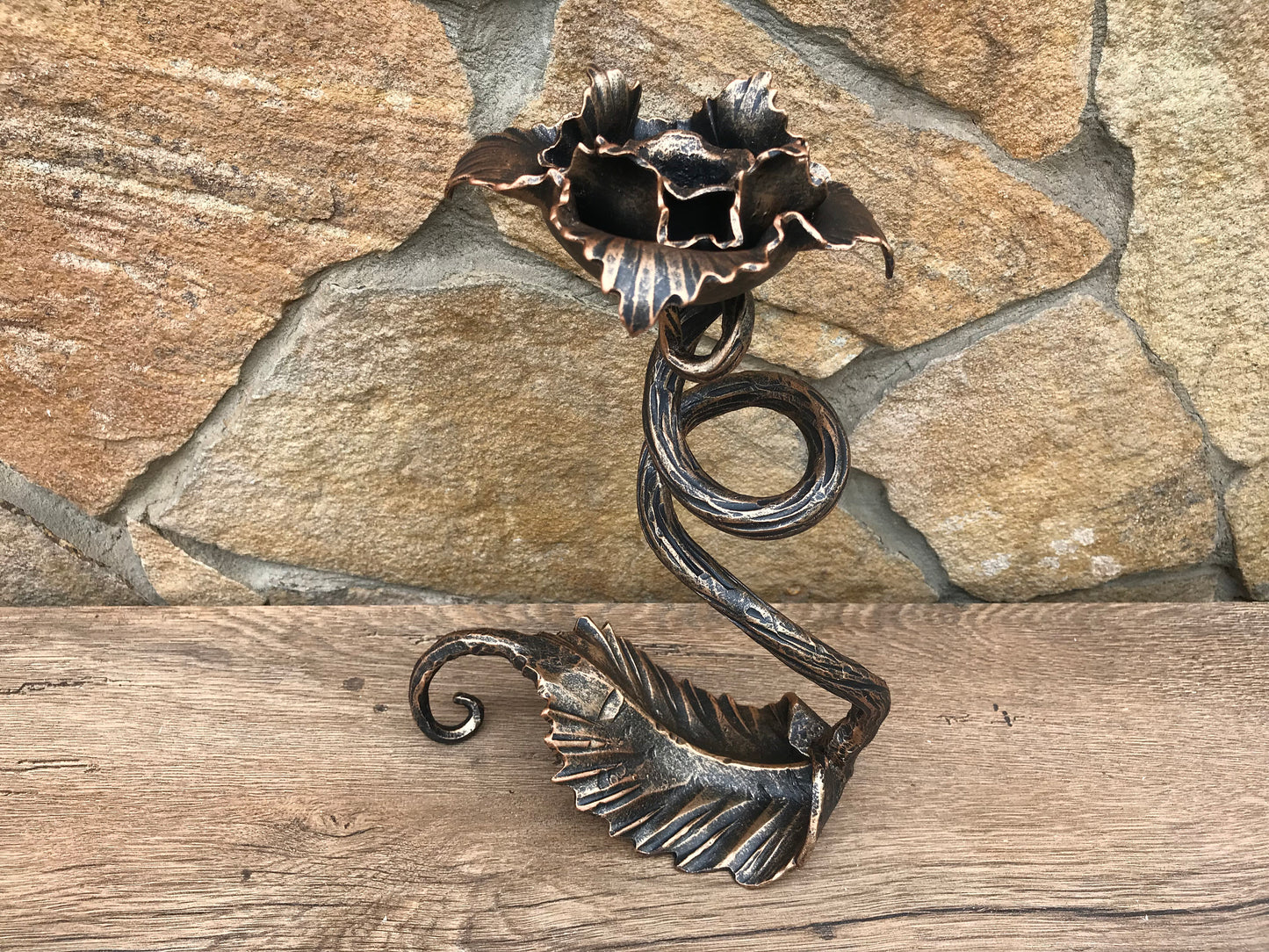 Candle holder, 6th anniversary, Christmas gift, birthday gift, candle stick holder,hand forged candle holder,candlestick holder,candle stand