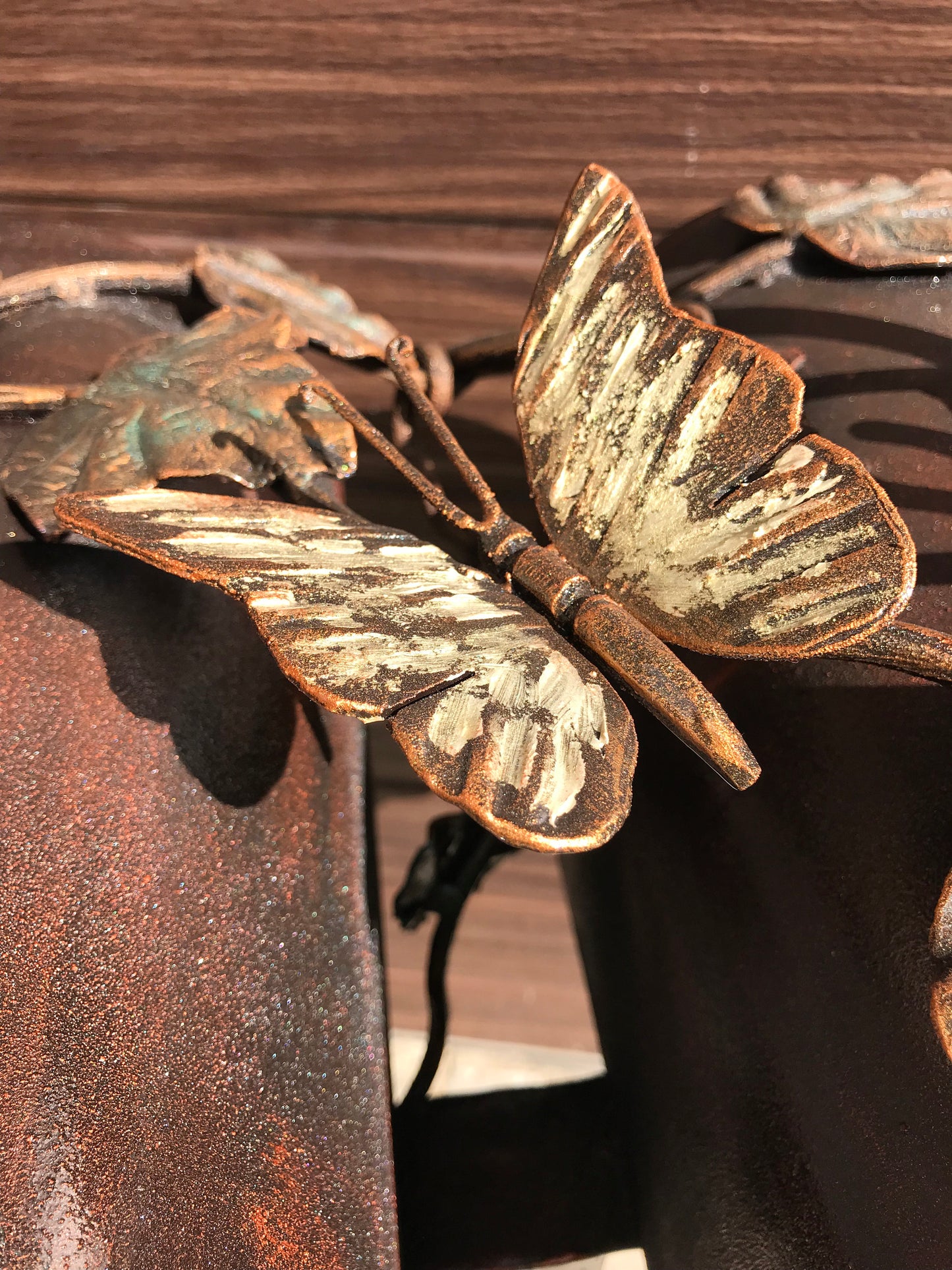 Mailbox post, post box, mailbox, mail box, custom mailbox, iron gift, iron anniversary, outdoor decor, porch decor, butterfly,viking axe,axe