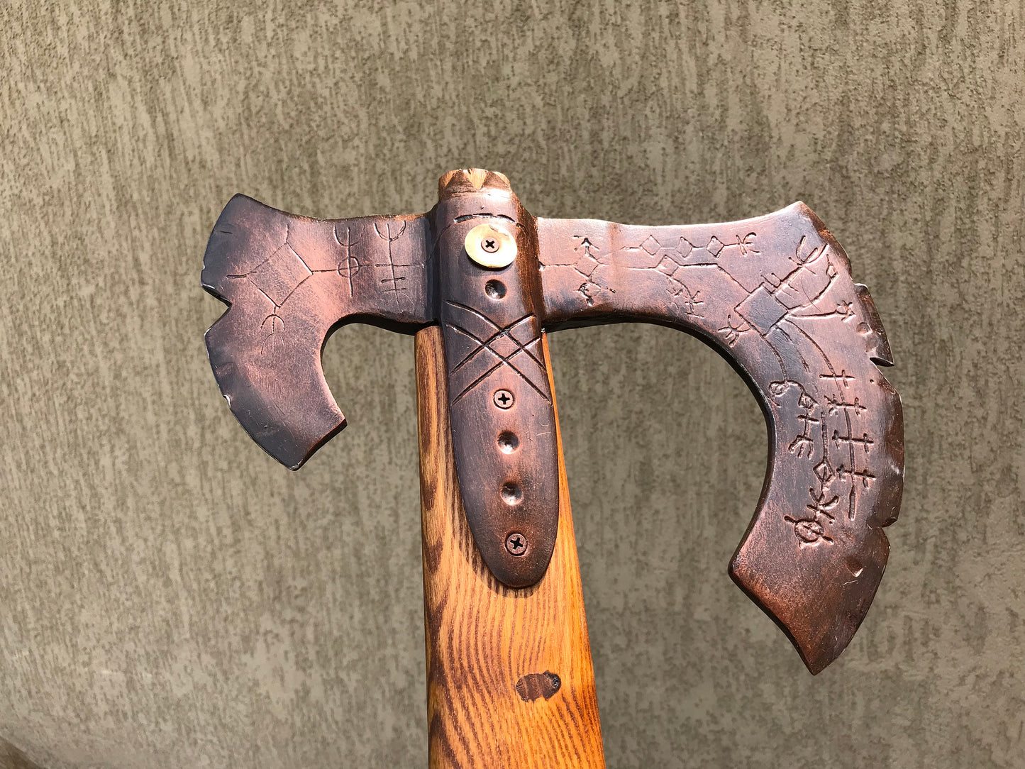 Kratos axe, Leviathan axe, God of War, God of War axe, God of War gift, viking axe, runic axe, cosplay armor, cosplay weapon,collector's axe