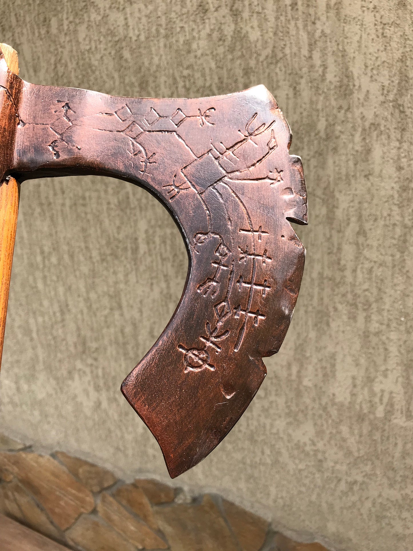 Kratos axe, Leviathan axe, God of War, God of War axe, God of War gift, viking axe, runic axe, cosplay armor, cosplay weapon,collector's axe