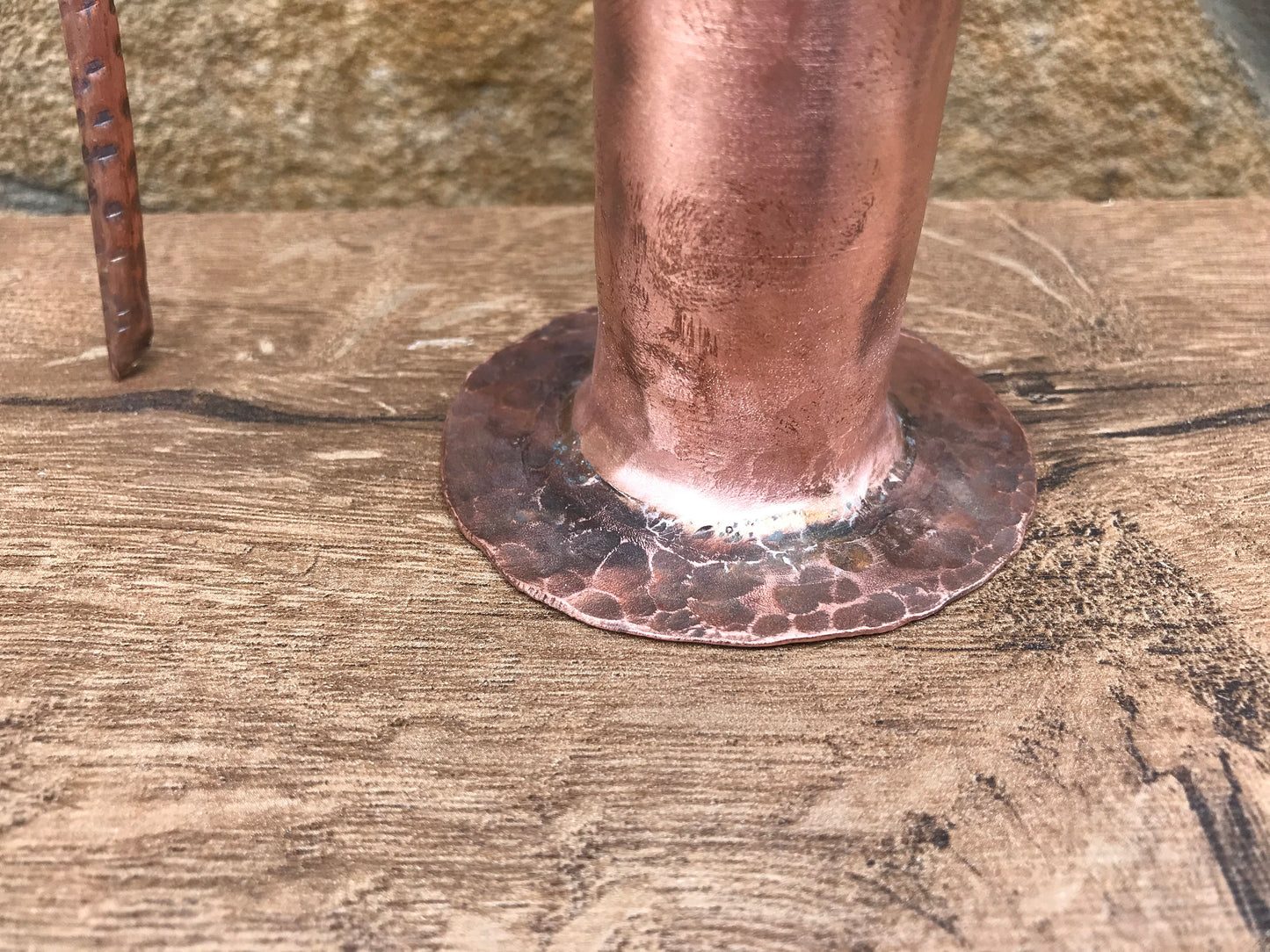 Copper rose, copper vase, copper gift, copper anniversary,7th anniversary,7 year gift,7 years,copper gift for her,copper gifts,copper flower