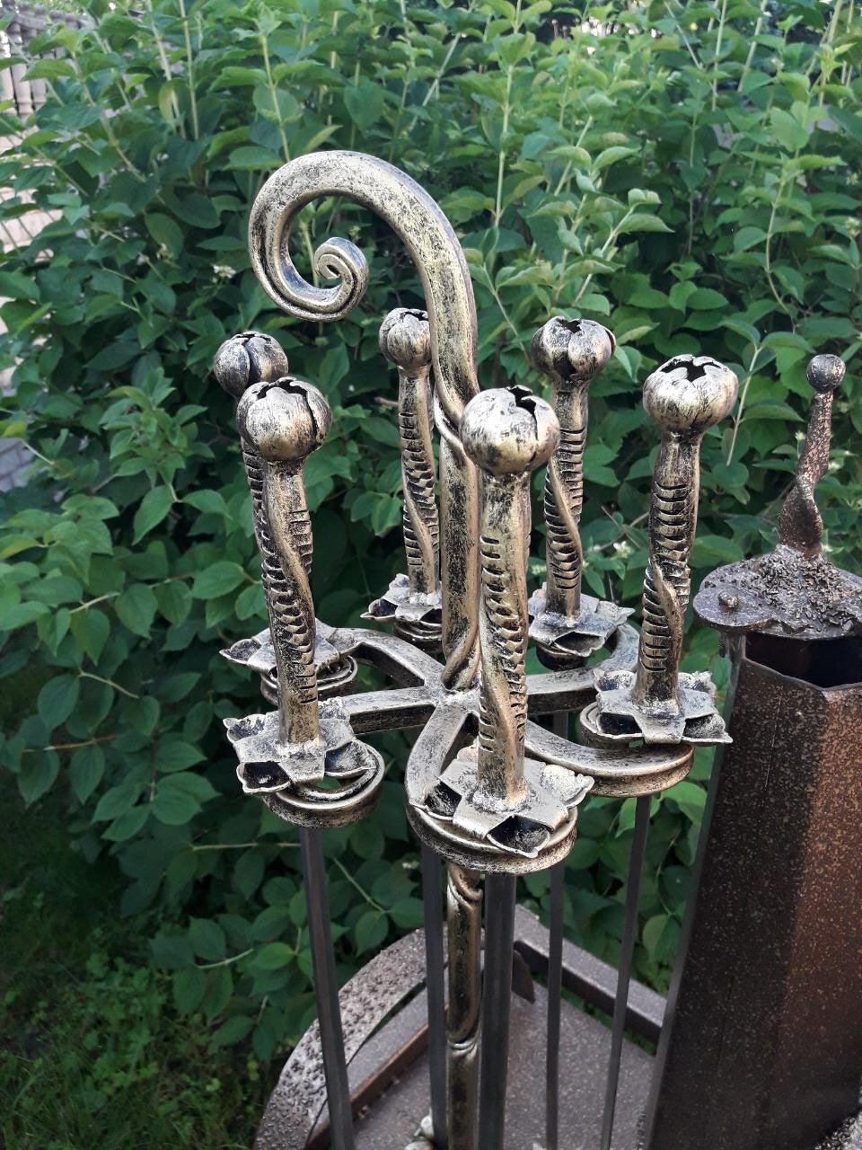 Skewers, steel gift, iron gift, grilling gift, barbecue, BBQ, picnic, gift for dad, Fathers day gift, party decor, birthday gift, grill gift