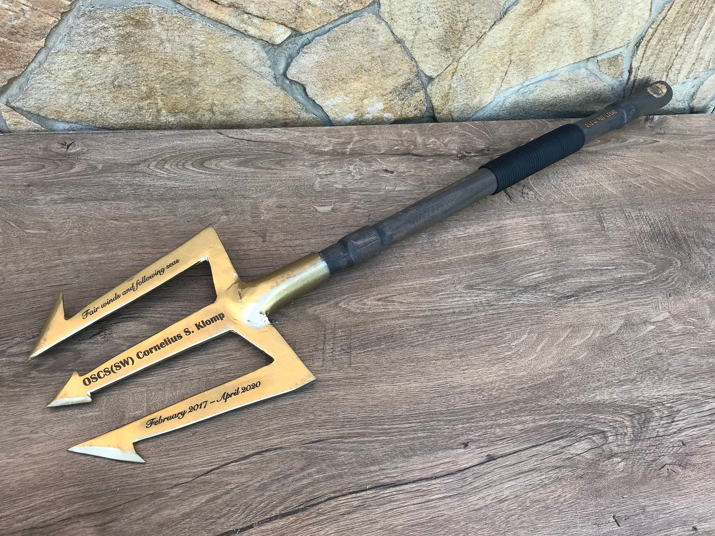 Engraved trident, custom trident, Neptune trident, trident, Poseidon, cosplay trident, axe, cosplay, trident decor, nautical gift, aquaman
