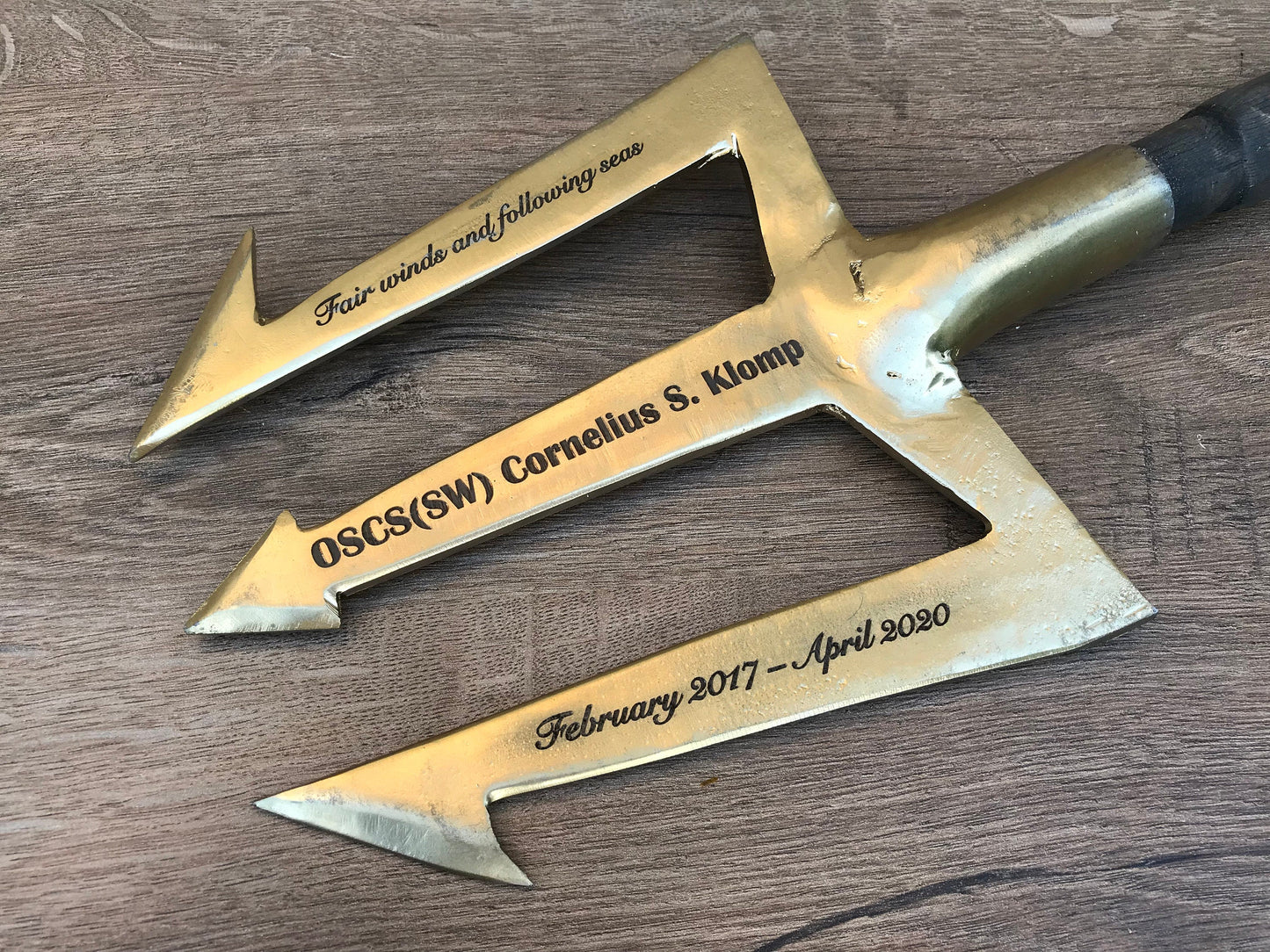 Engraved trident, custom trident, Neptune trident, trident, Poseidon, cosplay trident, axe, cosplay, trident decor, nautical gift, aquaman