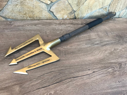 Engraved trident, custom trident, Neptune trident, trident, Poseidon, cosplay trident, axe, cosplay, trident decor, nautical gift, aquaman