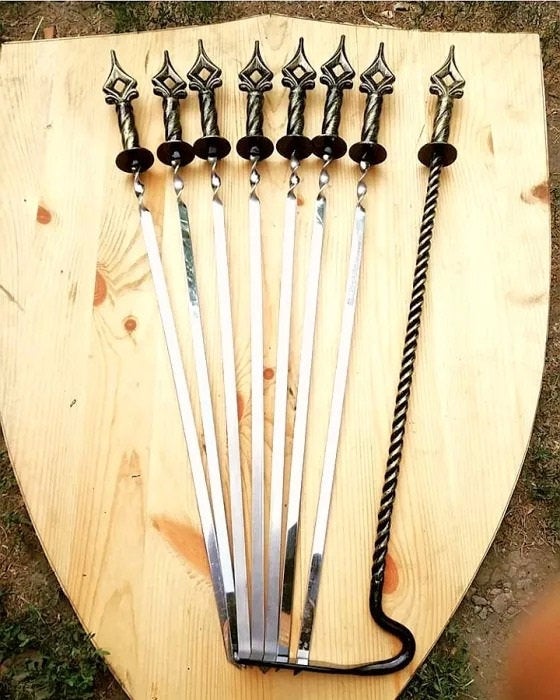 Skewers, kebab, kabob, kabob skewers, kebab skewers, kabob grill, kebab grill, shish kebab, BBQ tools, grill skewers,grilling gift,Christmas