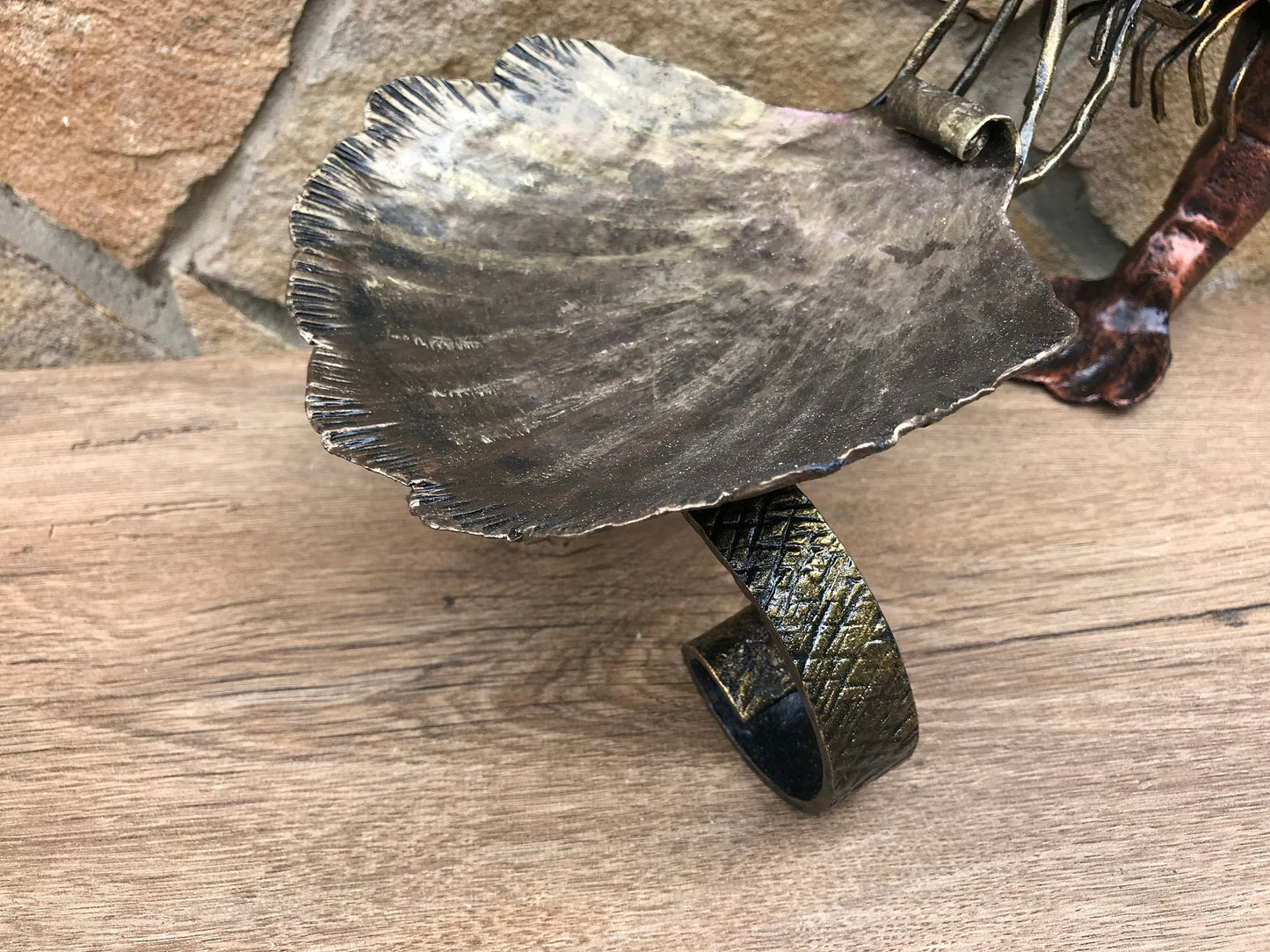 Ashtray, ash tray, iron anniversary gift for him, iron anniversary gift for her, iron gifts, iron gift, cigar ashtray,gift for smoker,shrimp