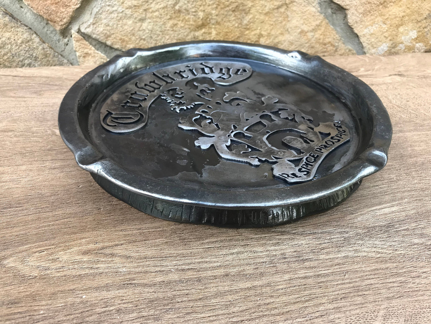 Cigar ashtray, ashtray, ash tray, iron anniversary gift for him, iron anniversary gift for her, iron gifts,iron gift,gift for smoker,cut out