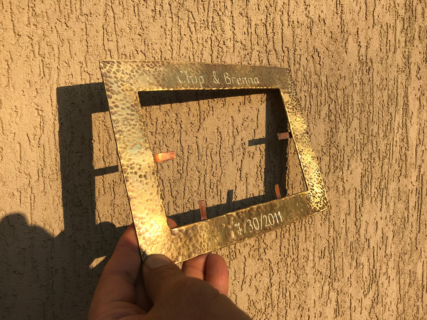 Bronze photo frame, photo frame, 8th anniversary, 8 year anniversary, 19th anniversary, bronze gifts, bronze anniversary, bronze gift idea