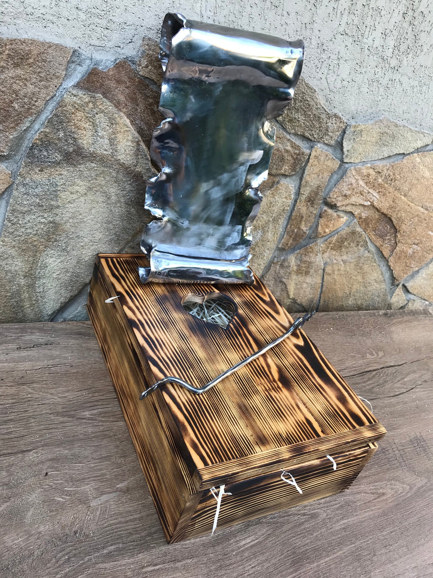 Engraved steel scroll, 11th anniversary, steel anniversary, steel gift, steel scroll, eleventh anniversary, steel scroll, stainless steel