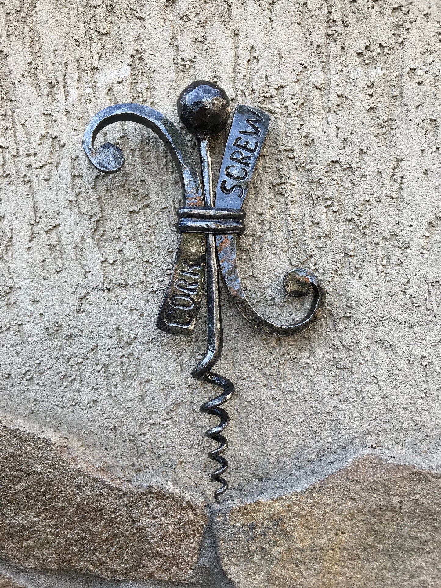 Engraved corkscrew, personalized corkscrew, cork screw, wine decor, mens gifts, iron corkscrew, wine corkscrew, bottle opener, bottle opener